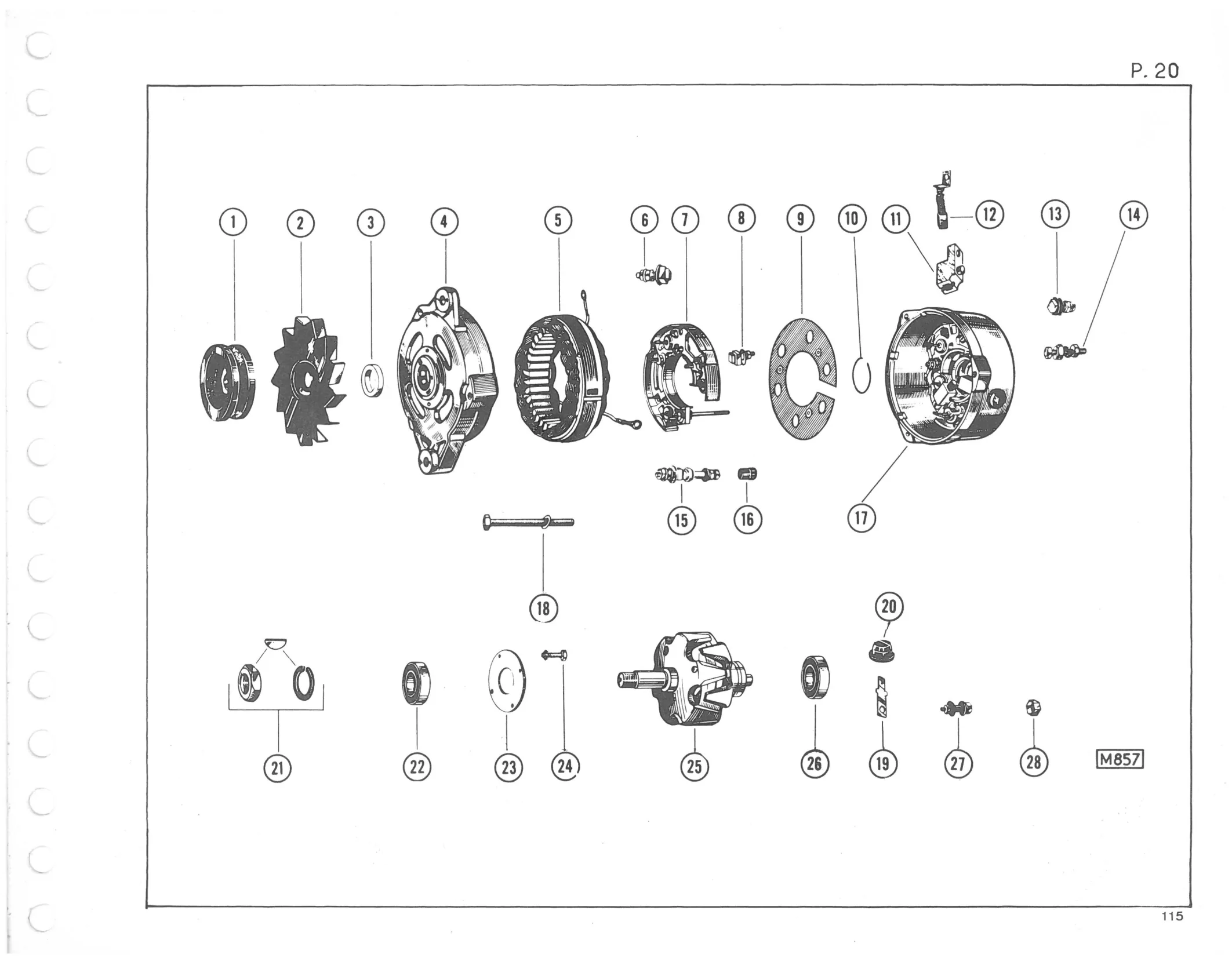 Planche 10: Filtre A Huile, page 450 of 545 — 350-450-480-490-530 Diesel Spare Parts Catalogue, Tome I