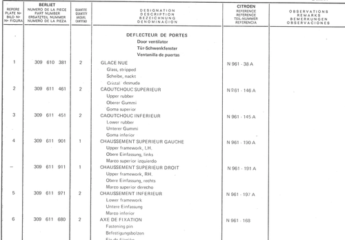 Planche 41: Teflecteur Le, page 294 — 350-450-480-490-530 Diesel Spare Parts Catalogue, Tome I