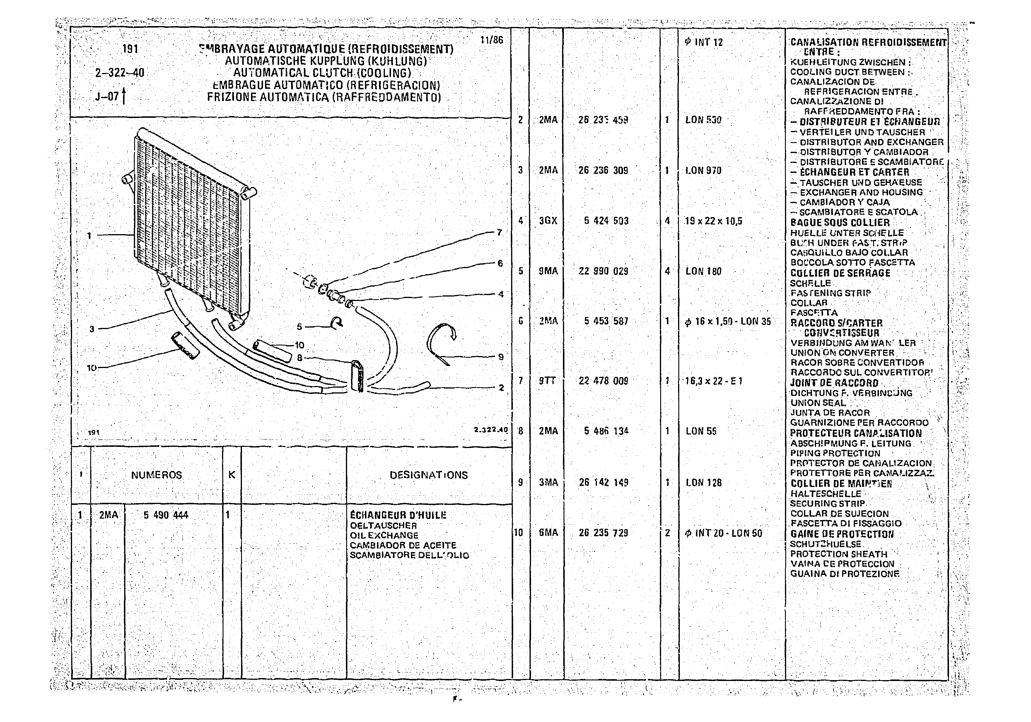 Automatic Clutch (Cooling), page 336 of 966 — CX Parts Catalogue — 1974–1979