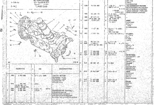 Cylinder Block, page 47 — CX Parts Catalogue — 1974–1979