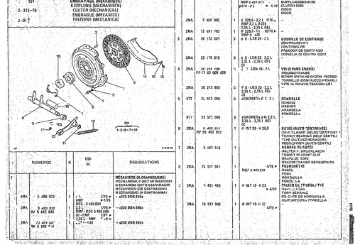 Clutch (Mechanical), page 330 — CX Parts Catalogue — 1974–1979