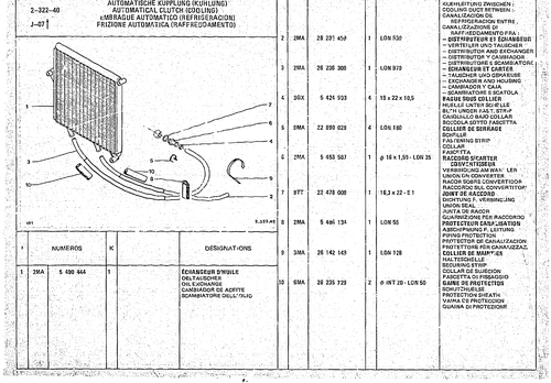 Automatic Clutch (Cooling), page 336 — CX Parts Catalogue — 1974–1979