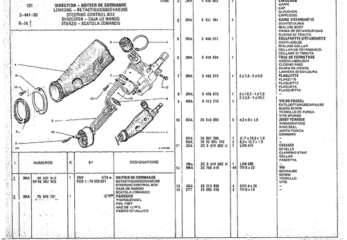 Steering Control Box, page 432 — CX Parts Catalogue — 1974–1979