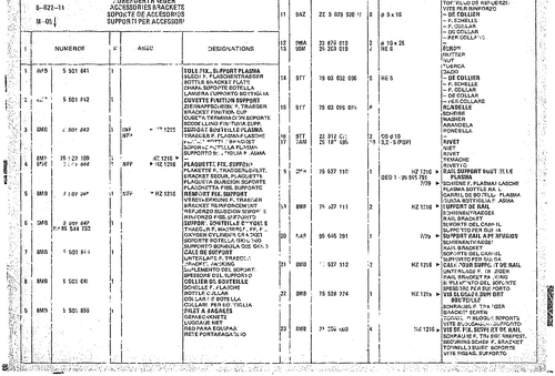 Accessories Brackets, page 862 — CX Parts Catalogue — 1974–1979