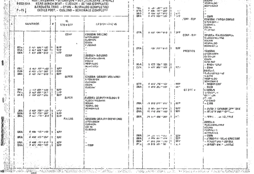 Rear Bench Seat, page 867 — CX Parts Catalogue — 1974–1979