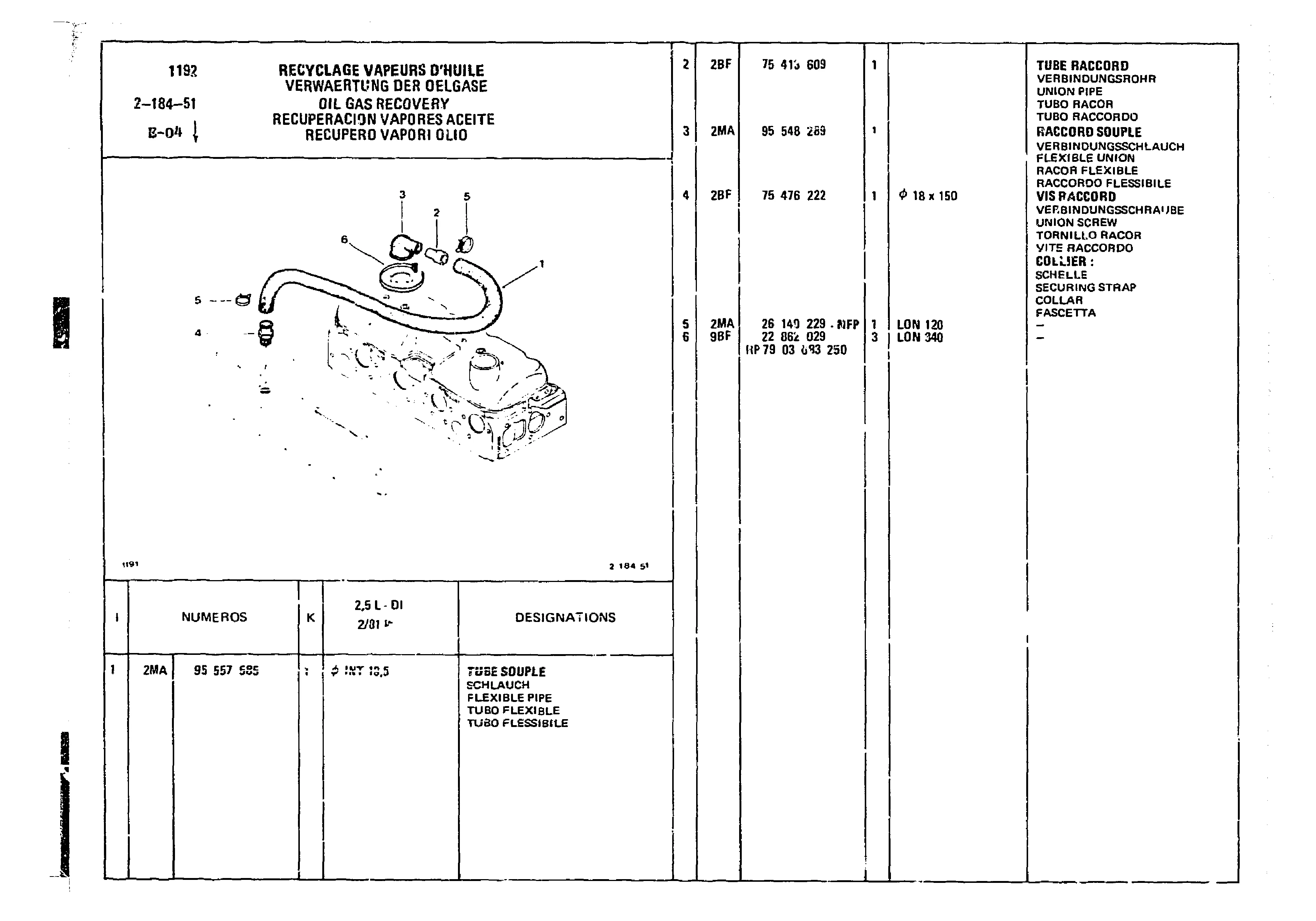 Oil Gas Recovery, page 263 of 860 — CX Parts Catalogue — 1979–1981