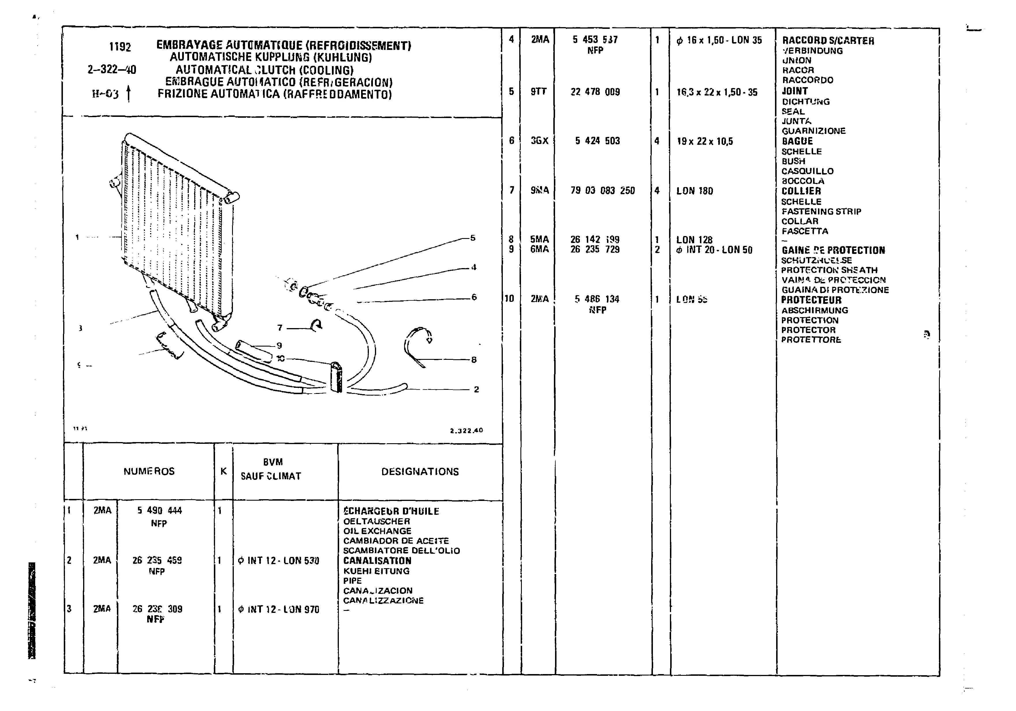 Clutch, page 299 of 860 — CX Parts Catalogue — 1979–1981