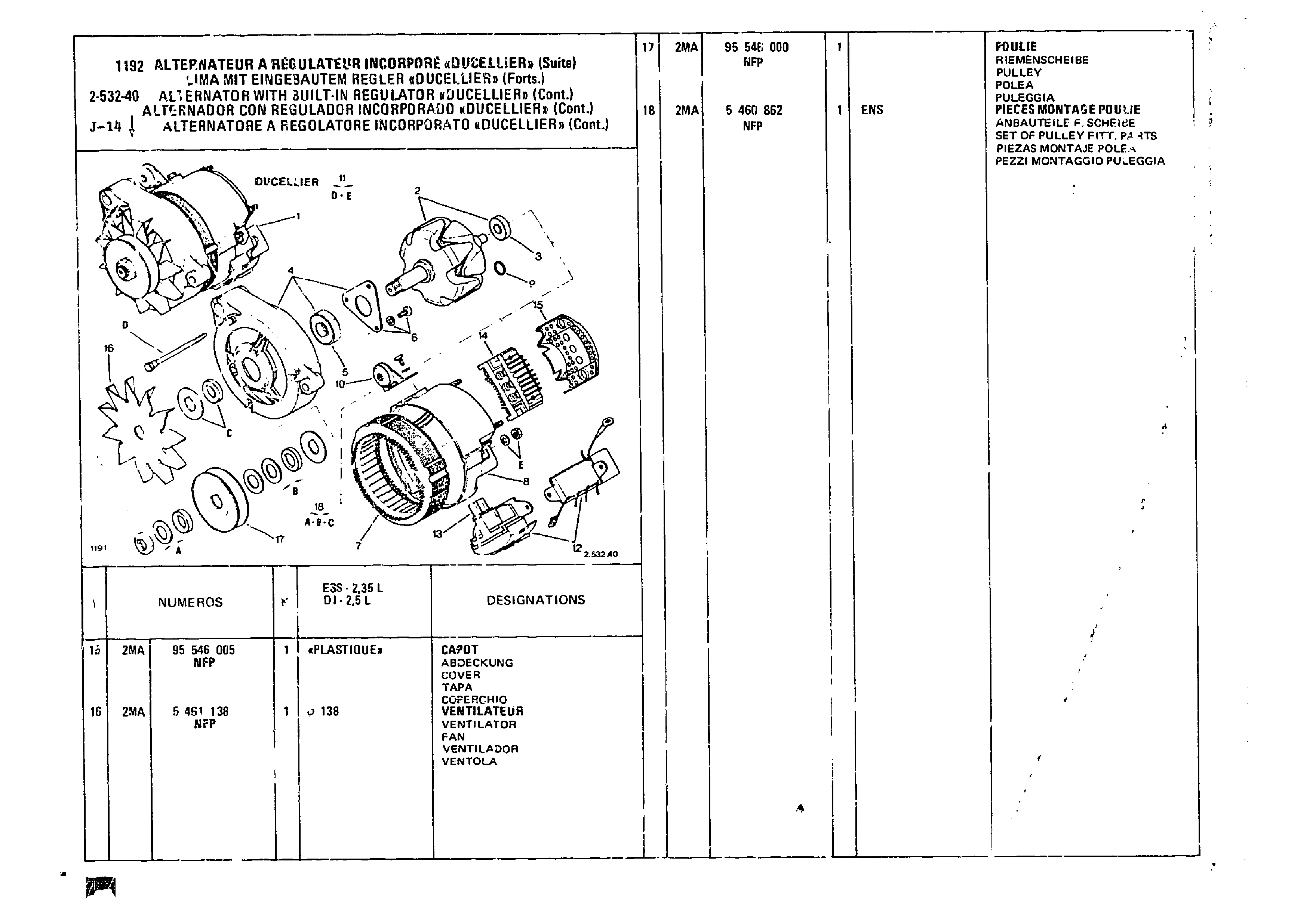 Alternator , page 313 of 860 — CX Parts Catalogue — 1979–1981