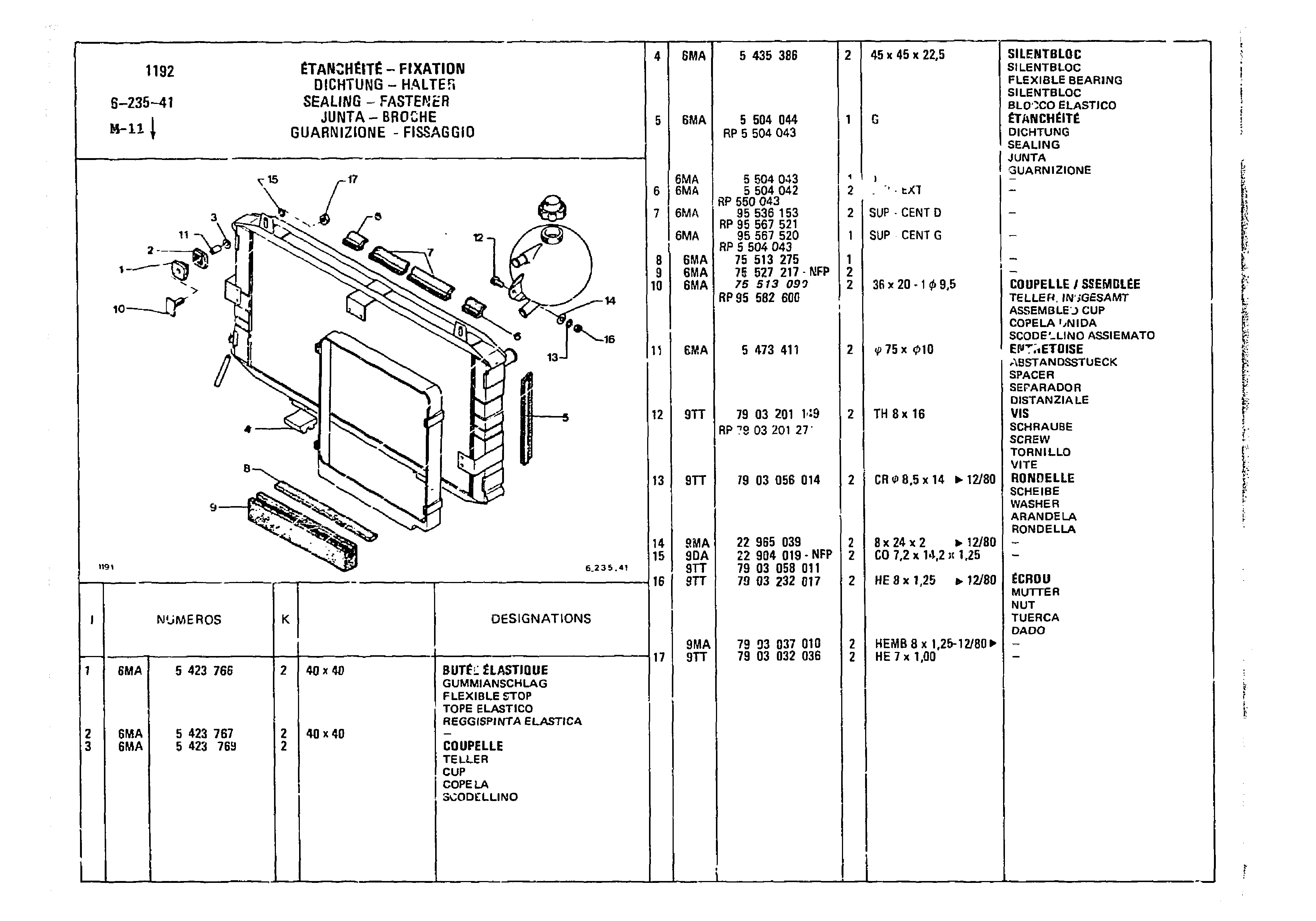 Sealing-Fastner, page 566 of 860 — CX Parts Catalogue — 1979–1981