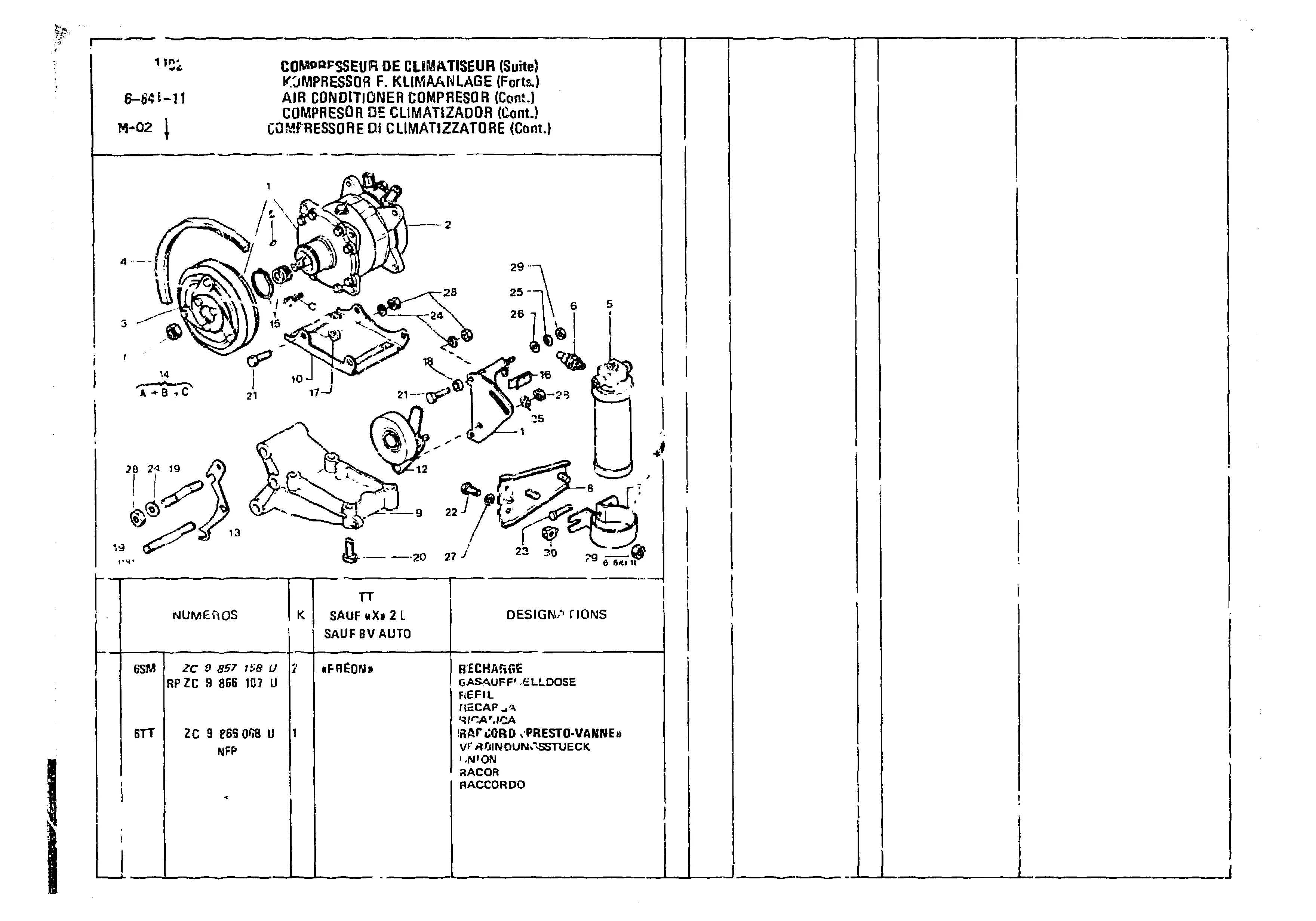 Air Conditioner, page 575 of 860 — CX Parts Catalogue — 1979–1981