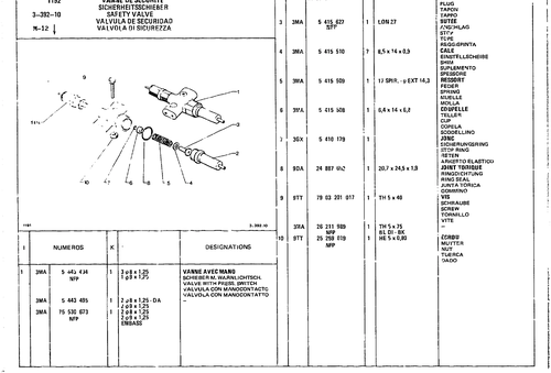 Safety Valve, page 352 — CX Parts Catalogue — 1979–1981