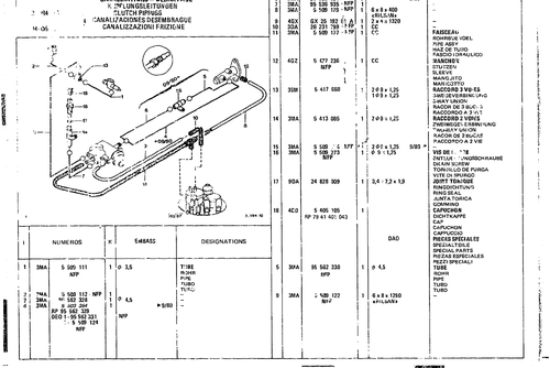 Clutch Pipings, page 358 — CX Parts Catalogue — 1979–1981