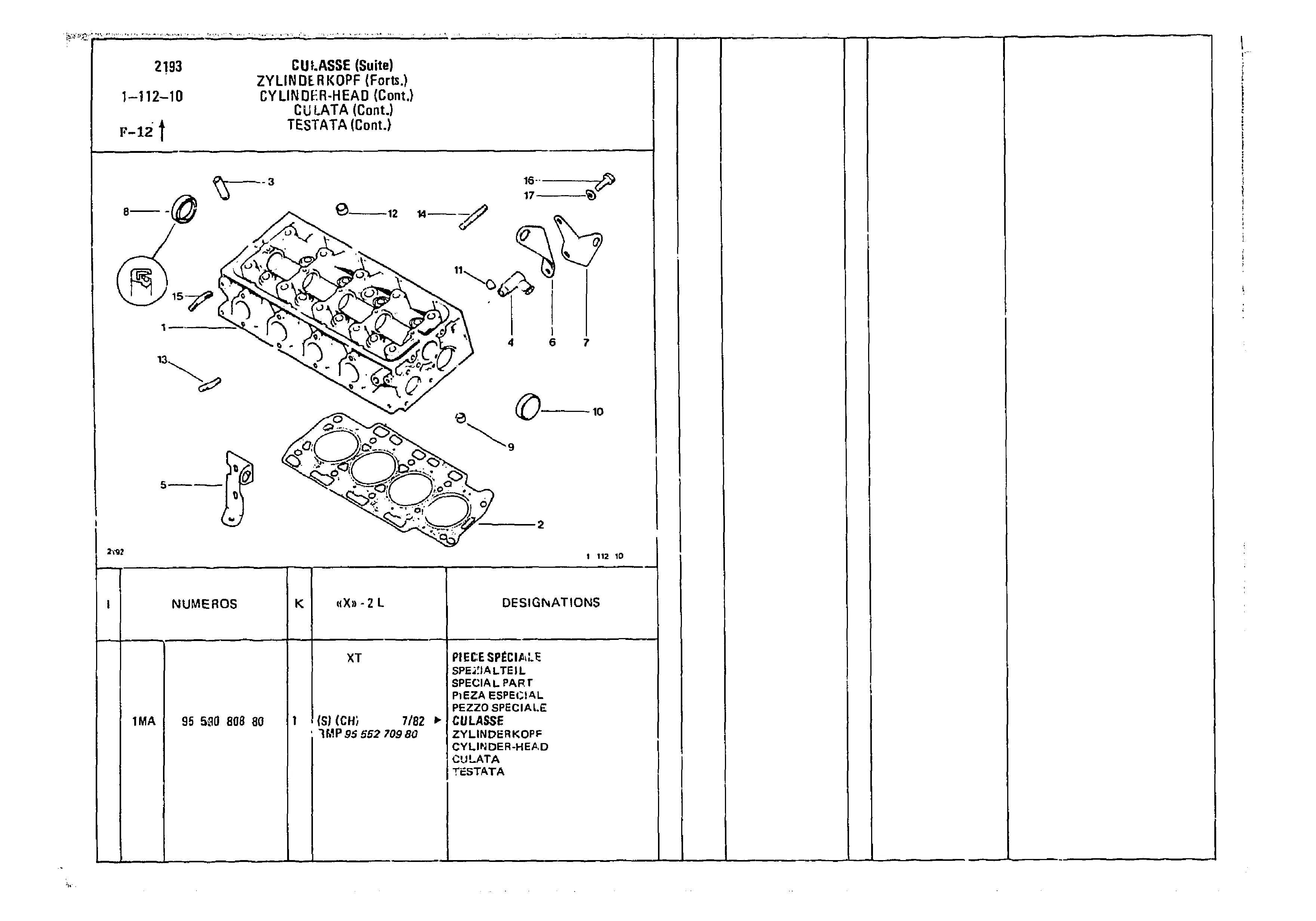 Cylinder-Head, page 83 of 985 — CX Parts Catalogue — 1981–1985