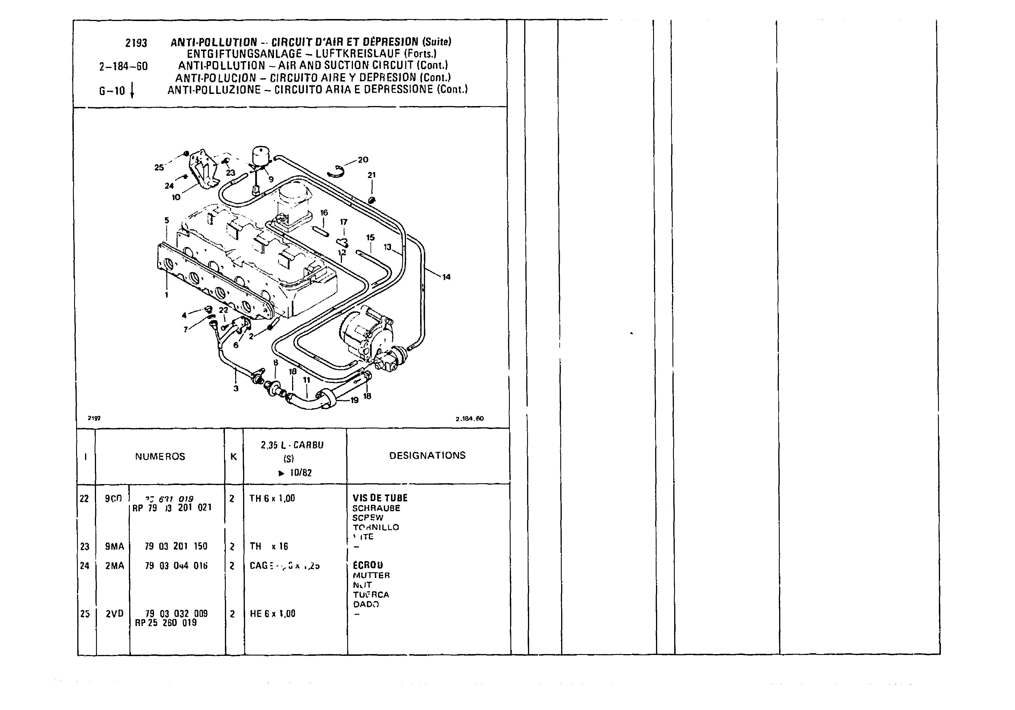 Anti-Pollution, page 334 of 985 — CX Parts Catalogue — 1981–1985