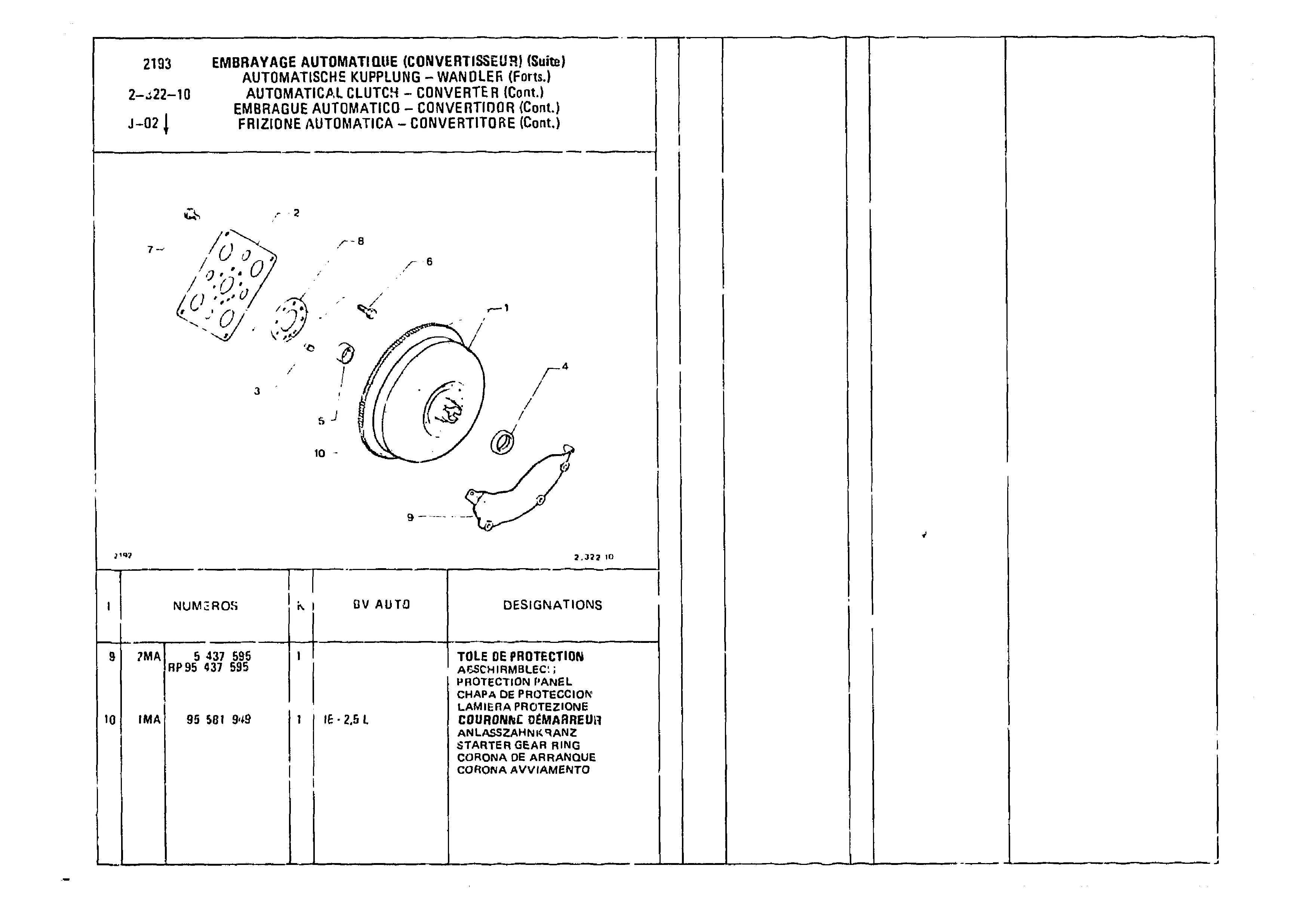 Automatic Clutch, page 372 of 985 — CX Parts Catalogue — 1981–1985
