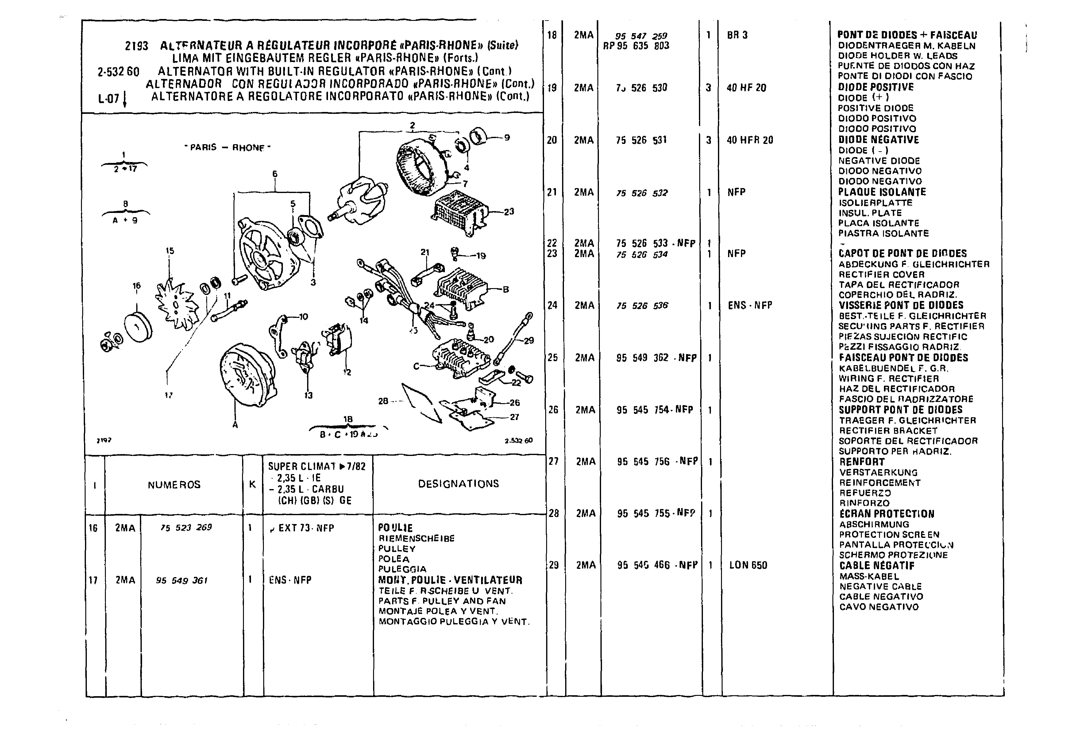 Alternator With built-In Regulator, page 397 of 985 — CX Parts Catalogue — 1981–1985