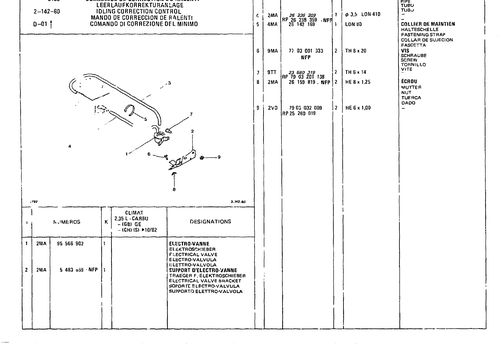 Idling Correction Control, page 284 — CX Parts Catalogue — 1981–1985