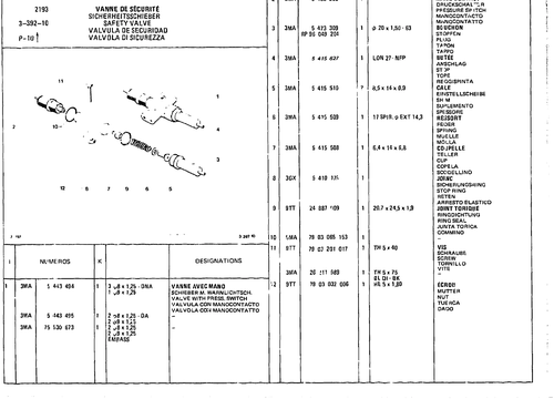 Safety Valve, page 427 — CX Parts Catalogue — 1981–1985