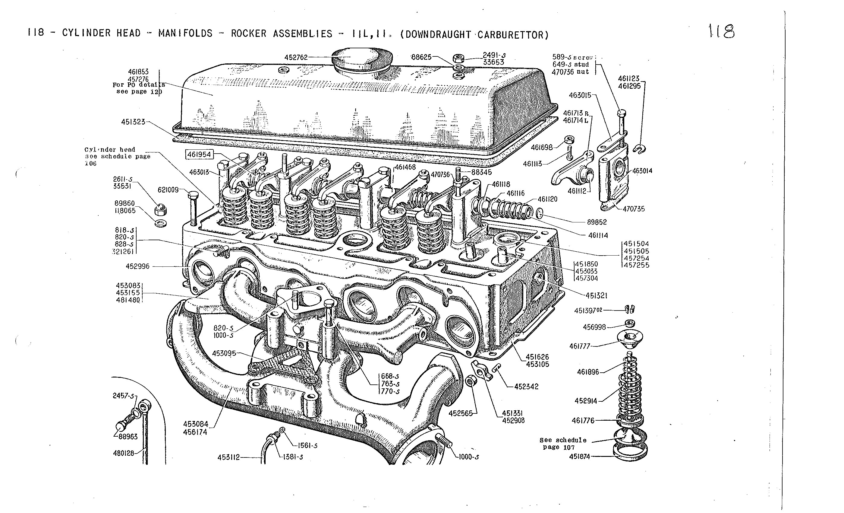 Cylinder head 11L, 11, page 19 of 226 — Front Wheel Drive 7 & 11 Parts Catalogue