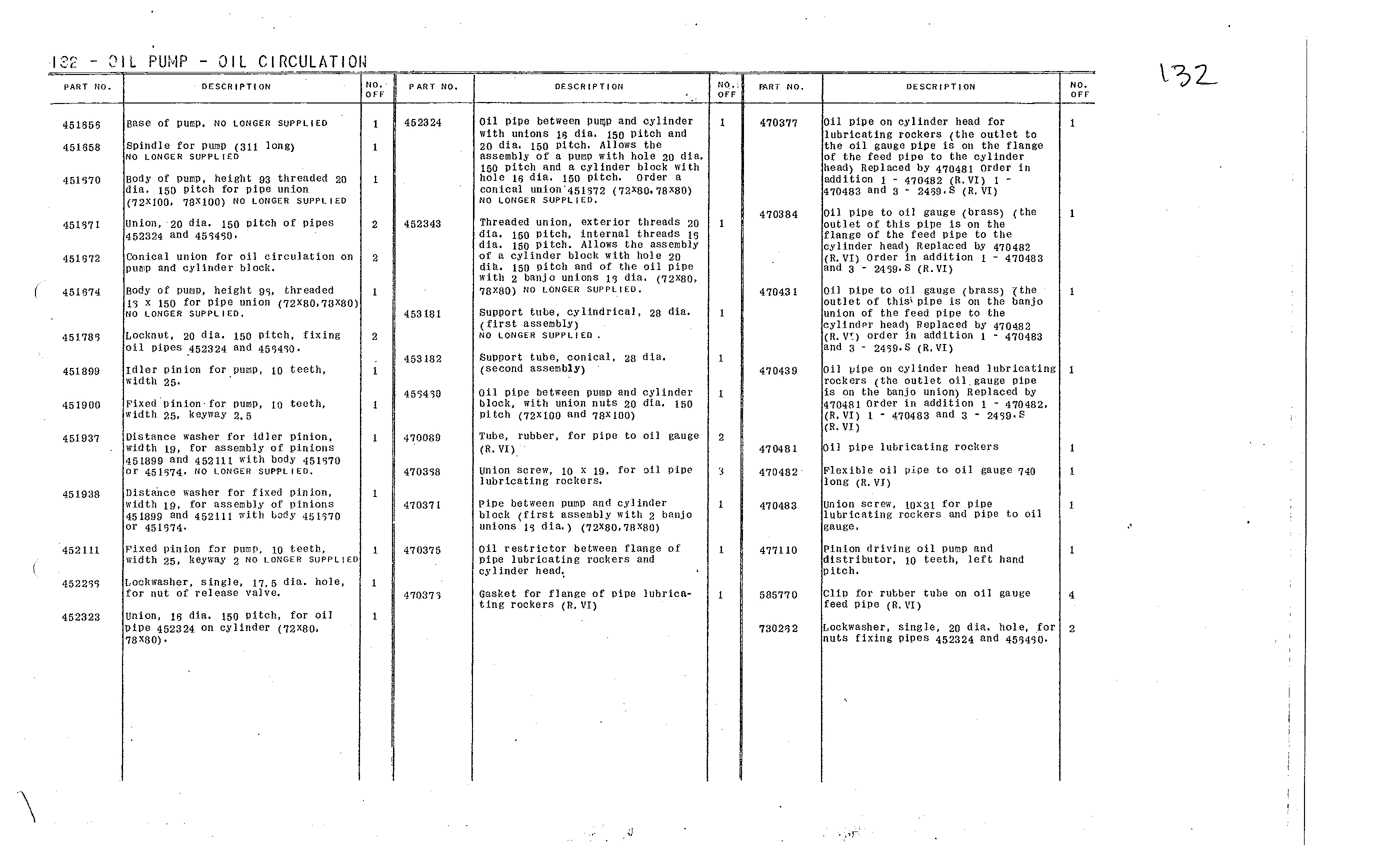 Oil pump, piping ->12/38, page 31 of 226 — Front Wheel Drive 7 & 11 Parts Catalogue