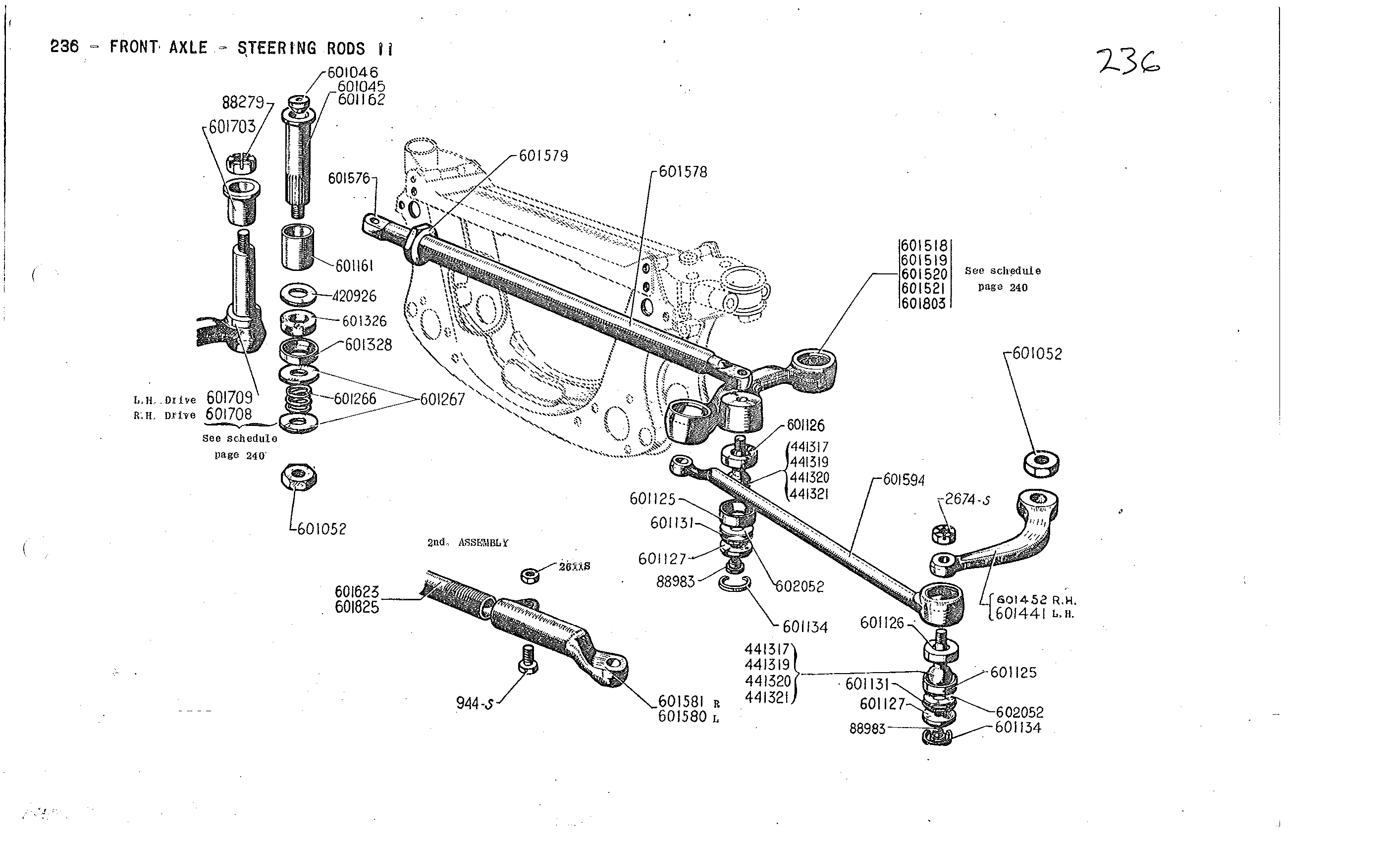 Steering rods 11, page 91 of 226 — Front Wheel Drive 7 & 11 Parts Catalogue