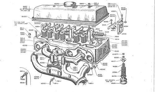 Cylinder head 11L, 11, page 19 — Front Wheel Drive 7 & 11 Parts Catalogue