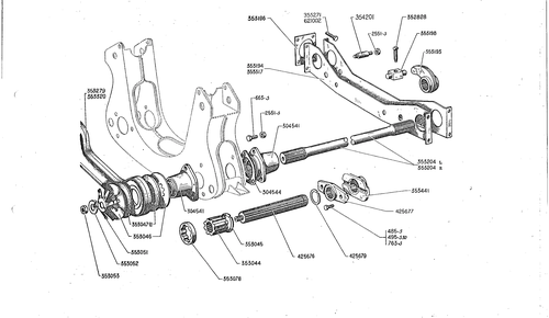 Friction s/absorbers, torsion bars, page 76 — Front Wheel Drive 7 & 11 Parts Catalogue