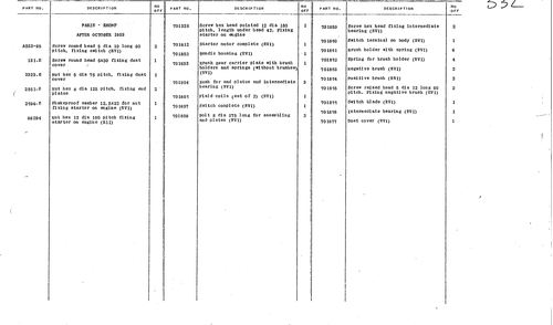 Paris-Rhône 10/53->, page 154 — Front Wheel Drive 7 & 11 Parts Catalogue