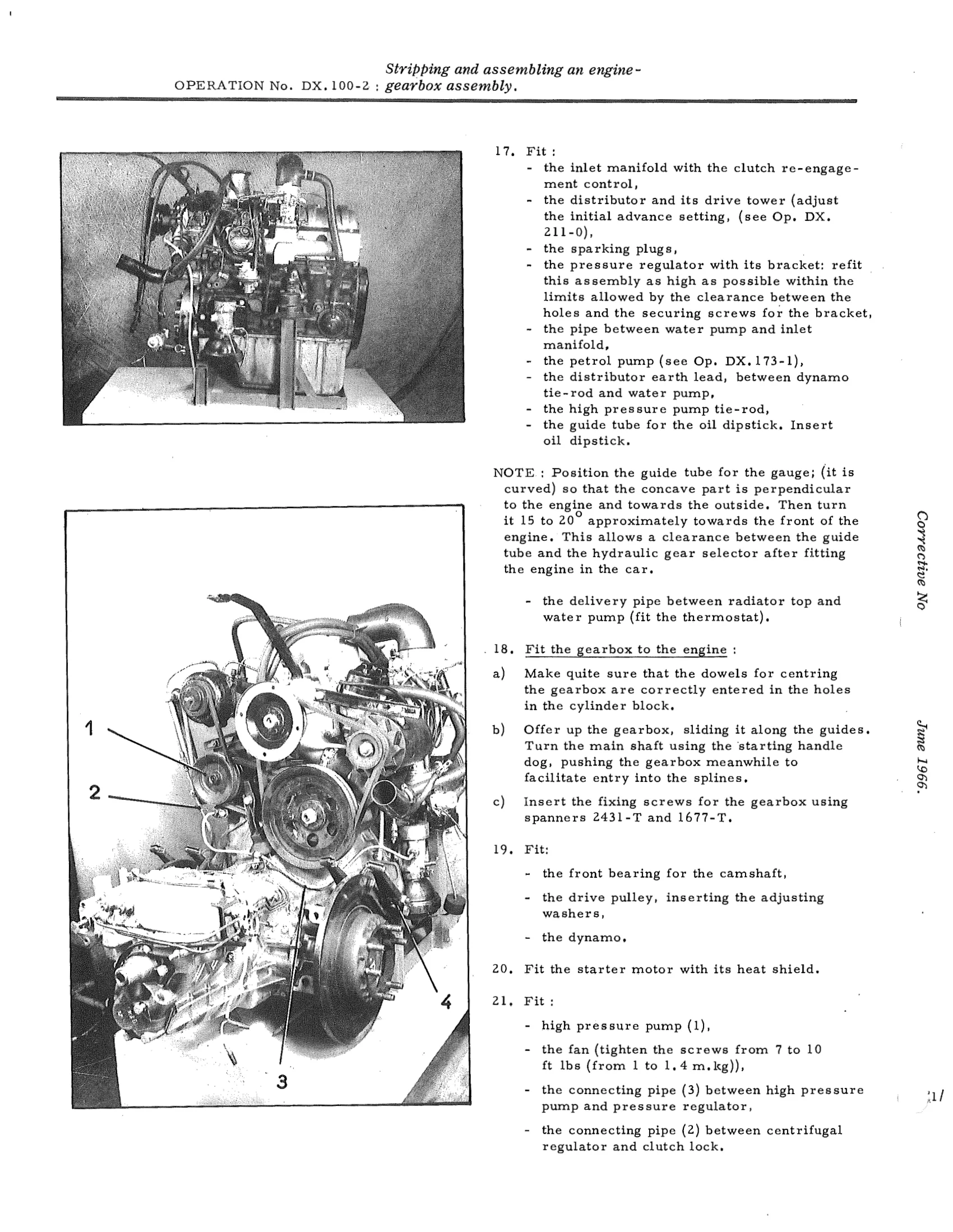 gearbox assembly, page 43 of 750 — DS21 & DS21M / DS19A & DS19MA Repair Manual