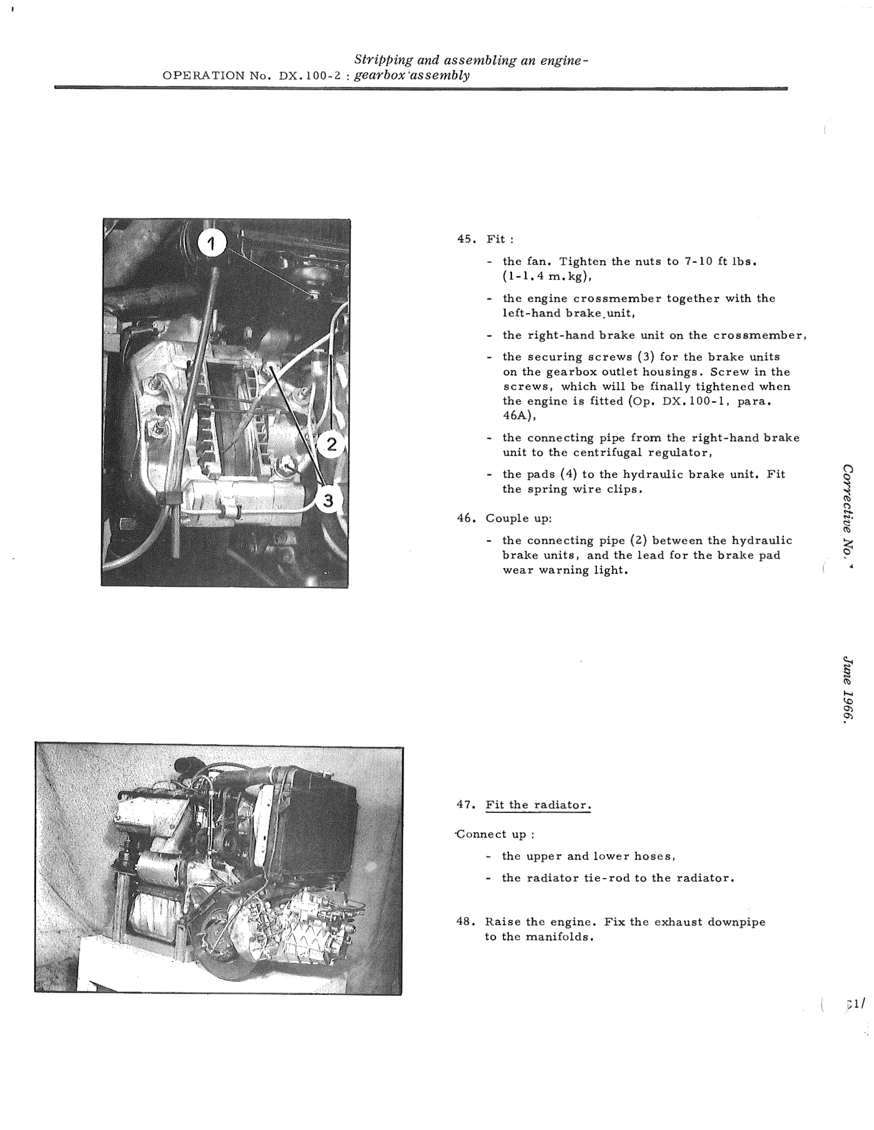 Strip/assemble to replace g'box, page 49 of 750 — DS21 & DS21M / DS19A & DS19MA Repair Manual