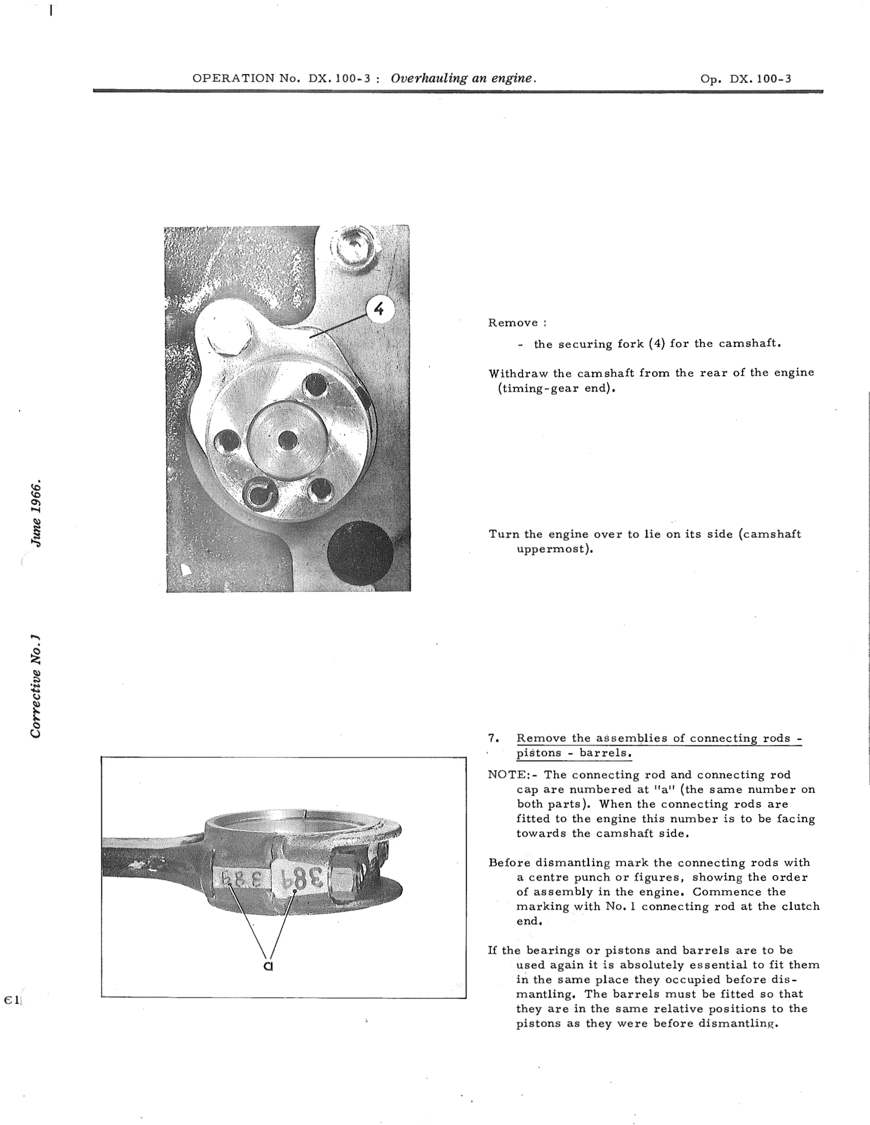 Overhauling an engine, page 52 of 750 — DS21 & DS21M / DS19A & DS19MA Repair Manual