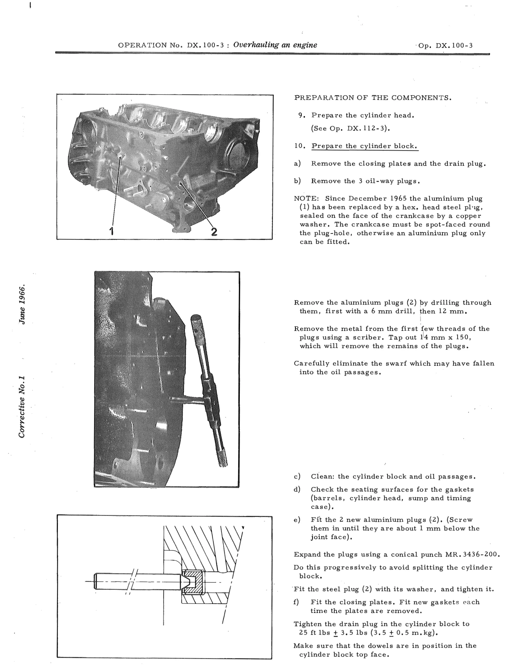 Preparation of components / Block, page 54 of 750 — DS21 & DS21M / DS19A & DS19MA Repair Manual
