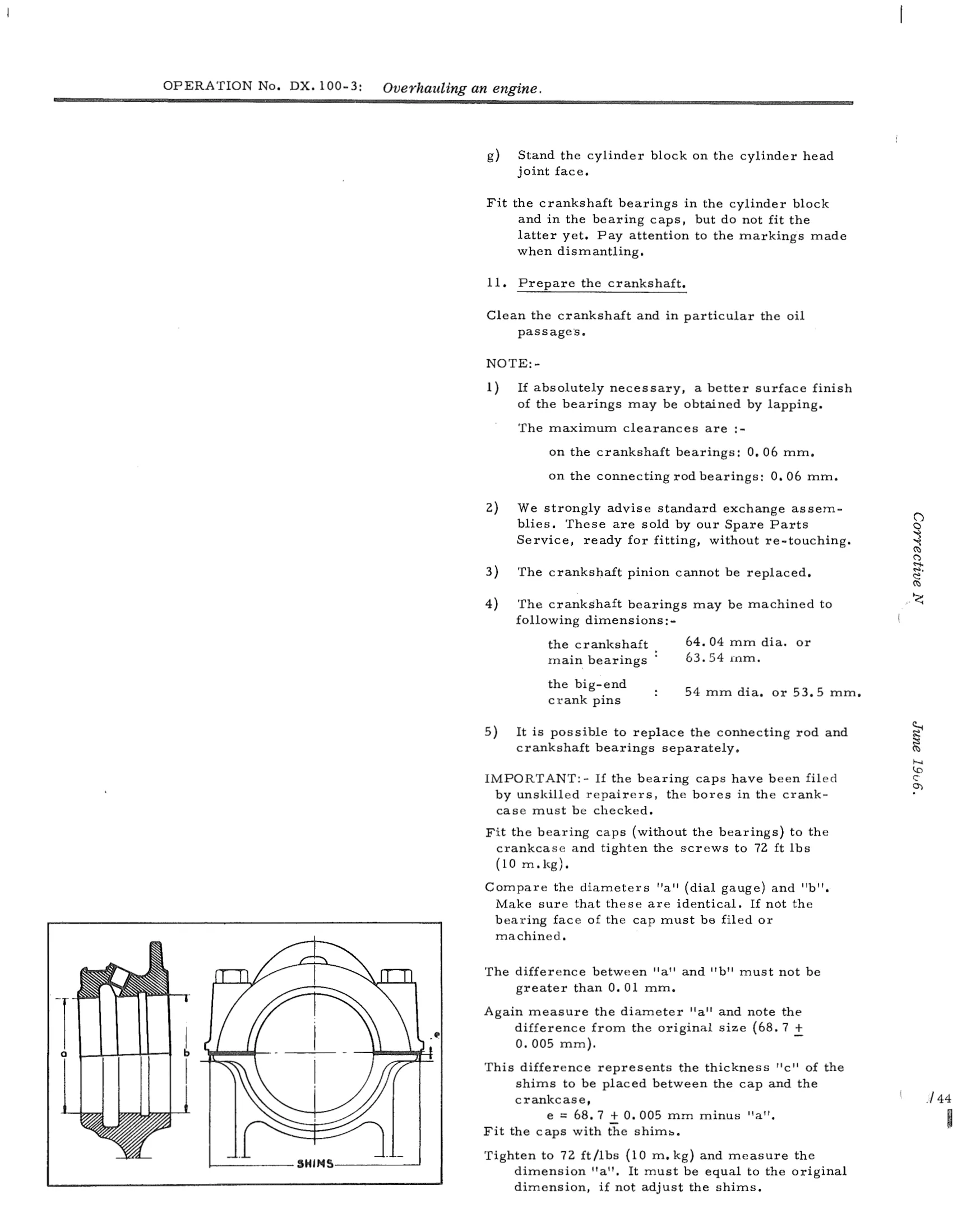 Overhauling an engine, page 55 of 750 — DS21 & DS21M / DS19A & DS19MA Repair Manual
