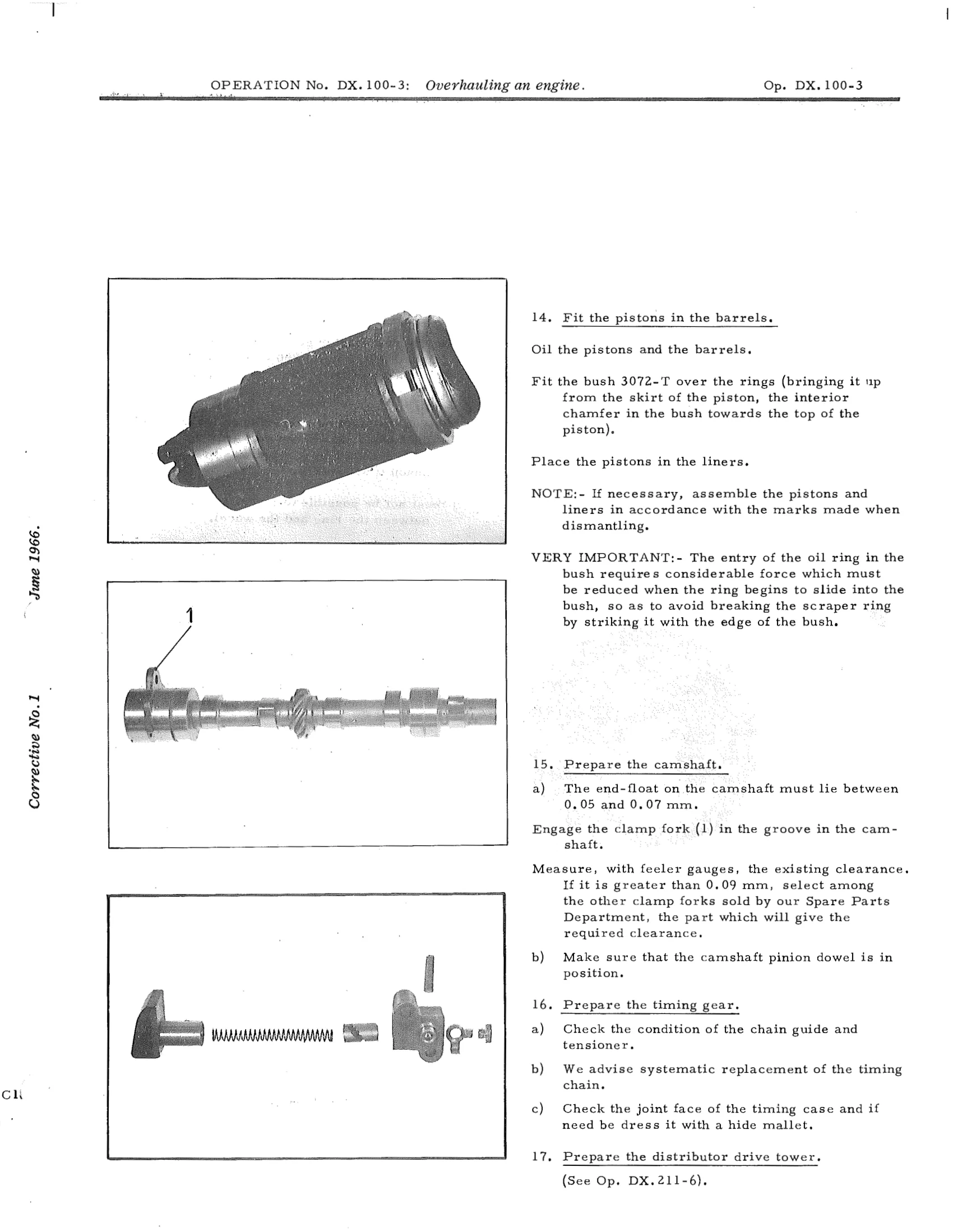 Overhauling an engine, page 58 of 750 — DS21 & DS21M / DS19A & DS19MA Repair Manual