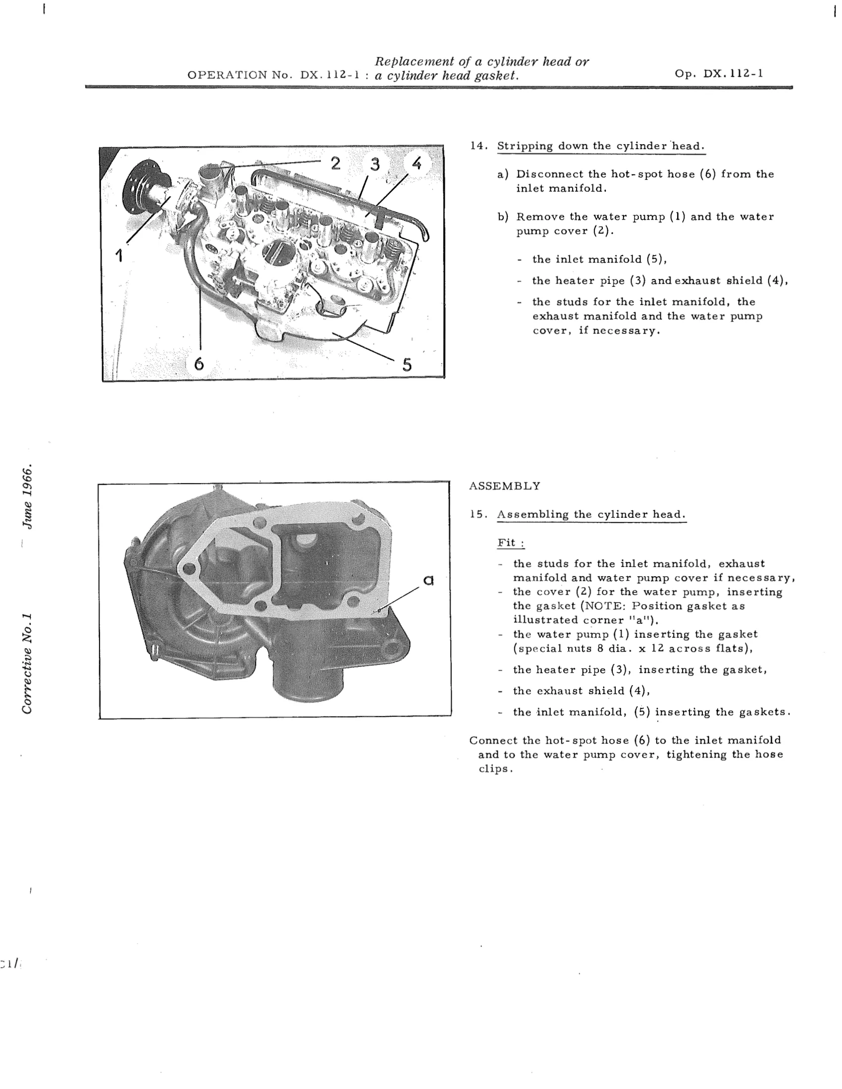a cylinder head gasket, page 72 of 750 — DS21 & DS21M / DS19A & DS19MA Repair Manual