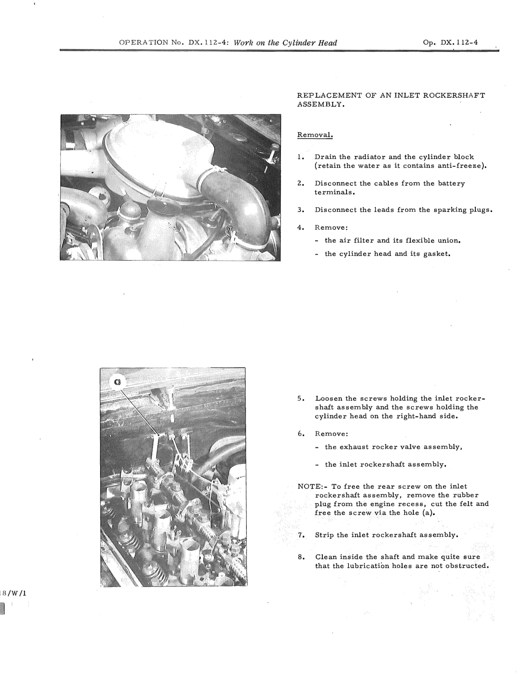 Work on the Cylinder Head, page 81 of 750 — DS21 & DS21M / DS19A & DS19MA Repair Manual