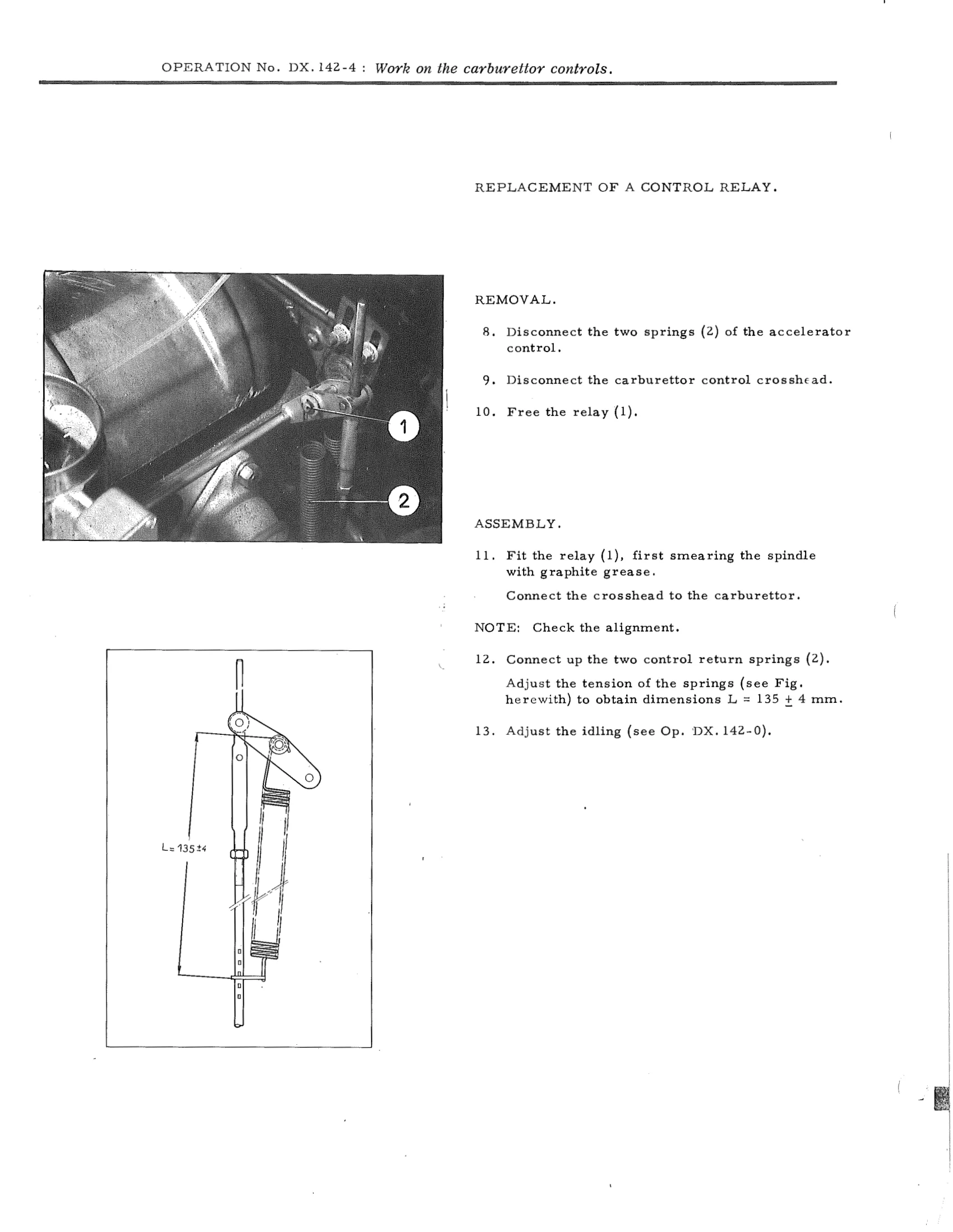 Replace control relay, page 109 of 750 — DS21 & DS21M / DS19A & DS19MA Repair Manual