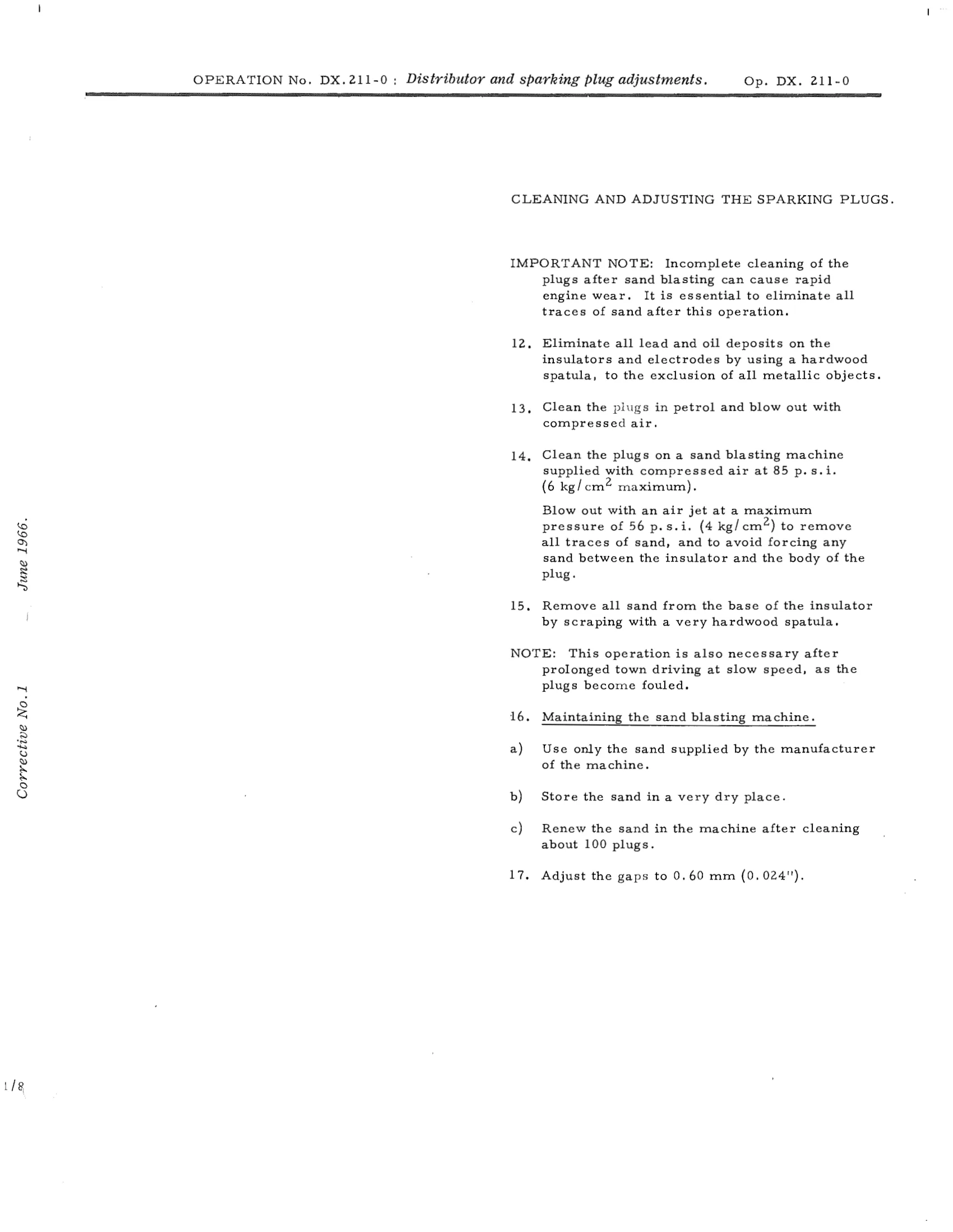 Clean, adjust spark plugs, page 130 of 750 — DS21 & DS21M / DS19A & DS19MA Repair Manual