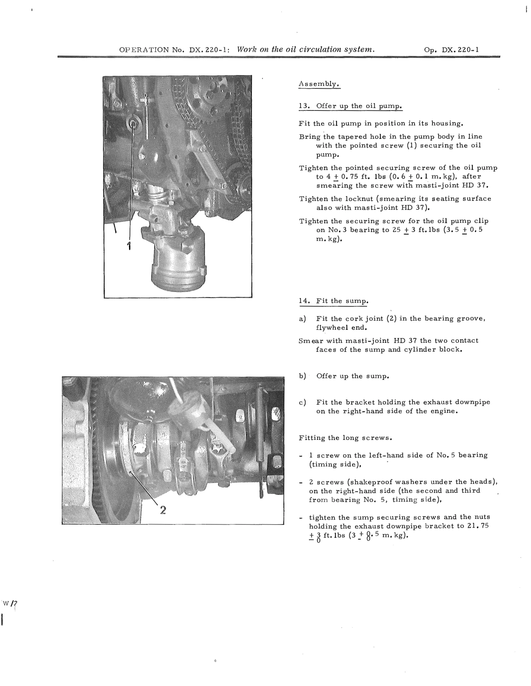 Replace oil pump, page 142 of 750 — DS21 & DS21M / DS19A & DS19MA Repair Manual