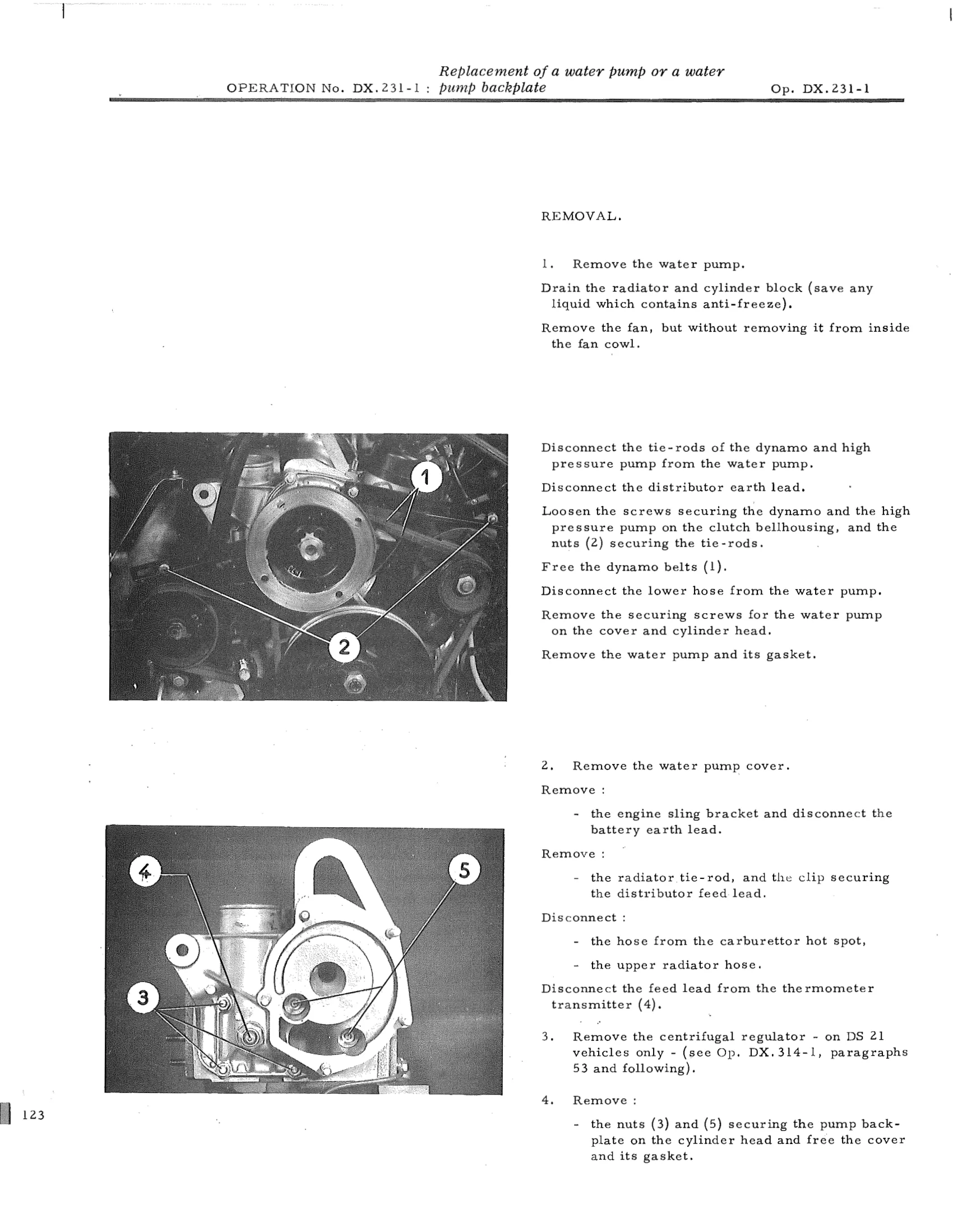 pump backplate, page 150 of 750 — DS21 & DS21M / DS19A & DS19MA Repair Manual