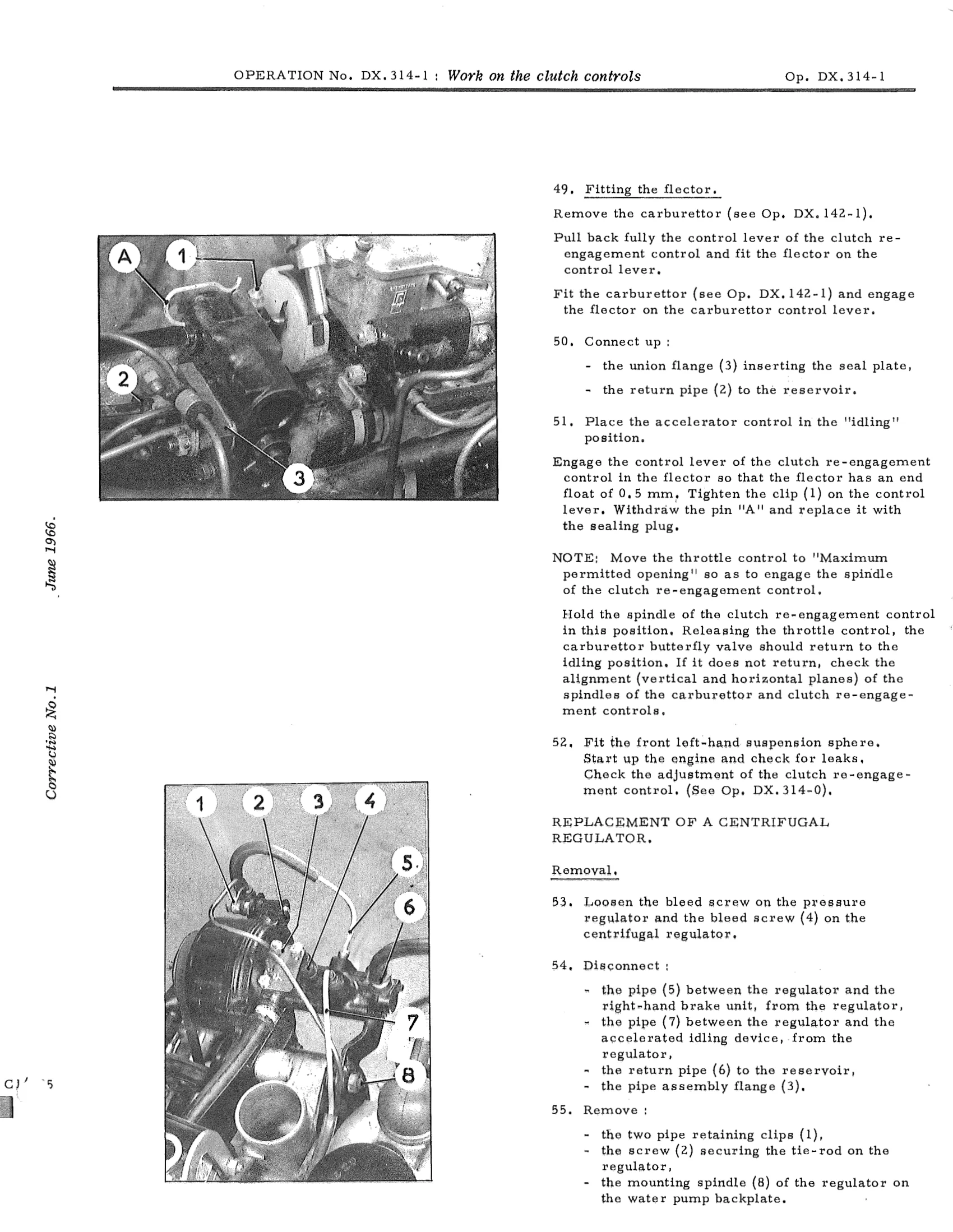 Work on the clutch controls, page 177 of 750 — DS21 & DS21M / DS19A & DS19MA Repair Manual