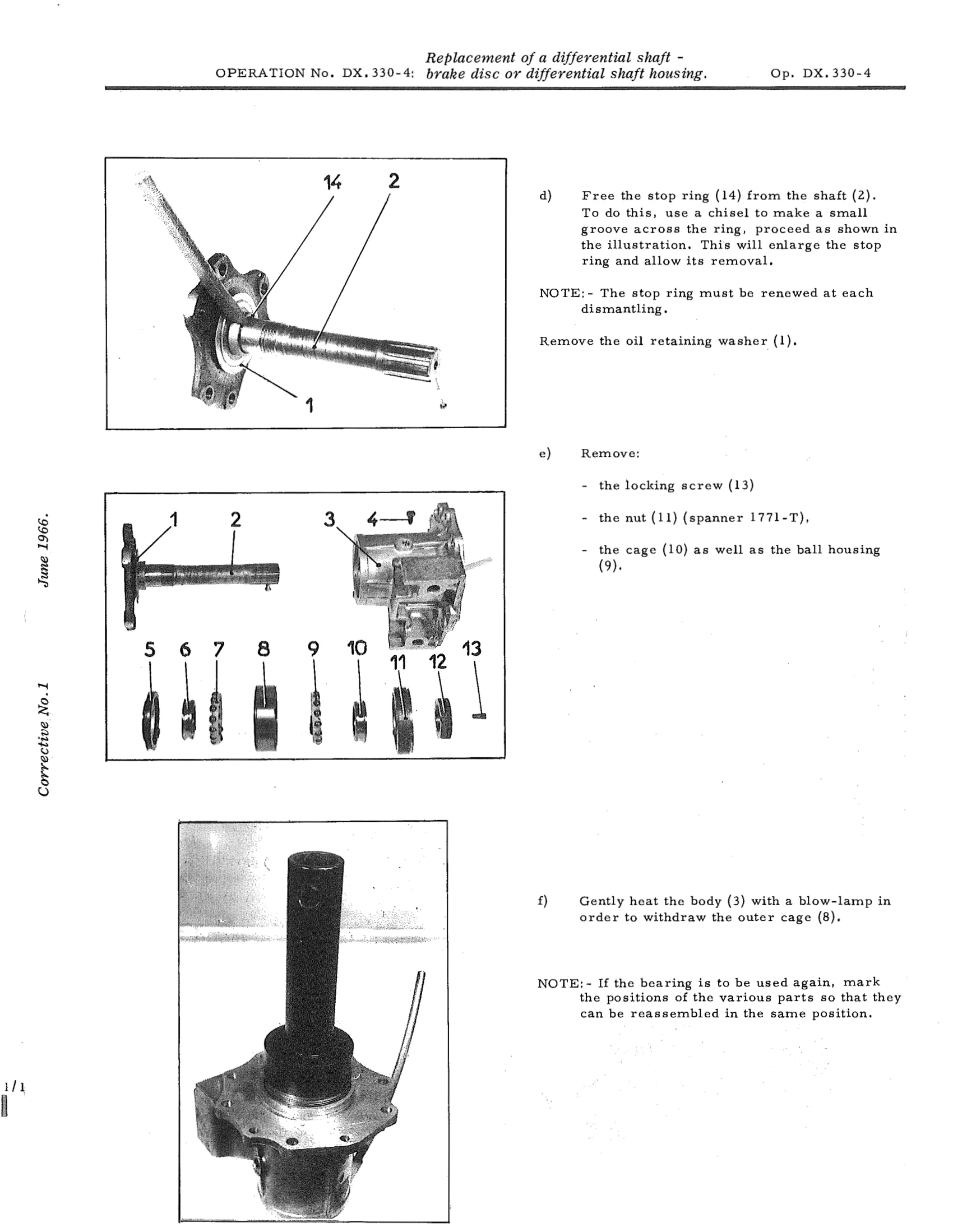 brake disc or differential shaft housing, page 208 of 750 — DS21 & DS21M / DS19A & DS19MA Repair Manual
