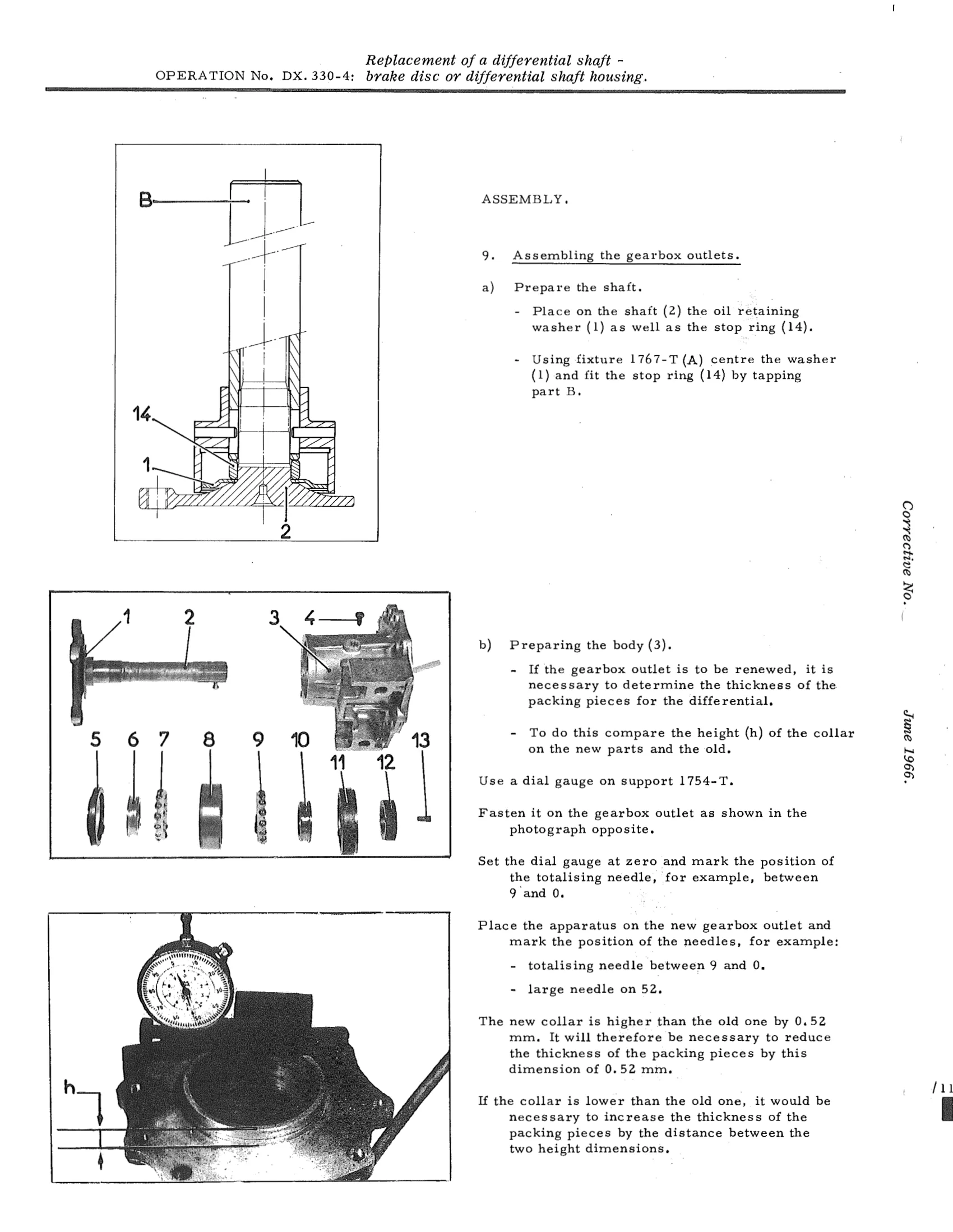 Replace diff shaft, disc, bearing, page 209 of 750 — DS21 & DS21M / DS19A & DS19MA Repair Manual