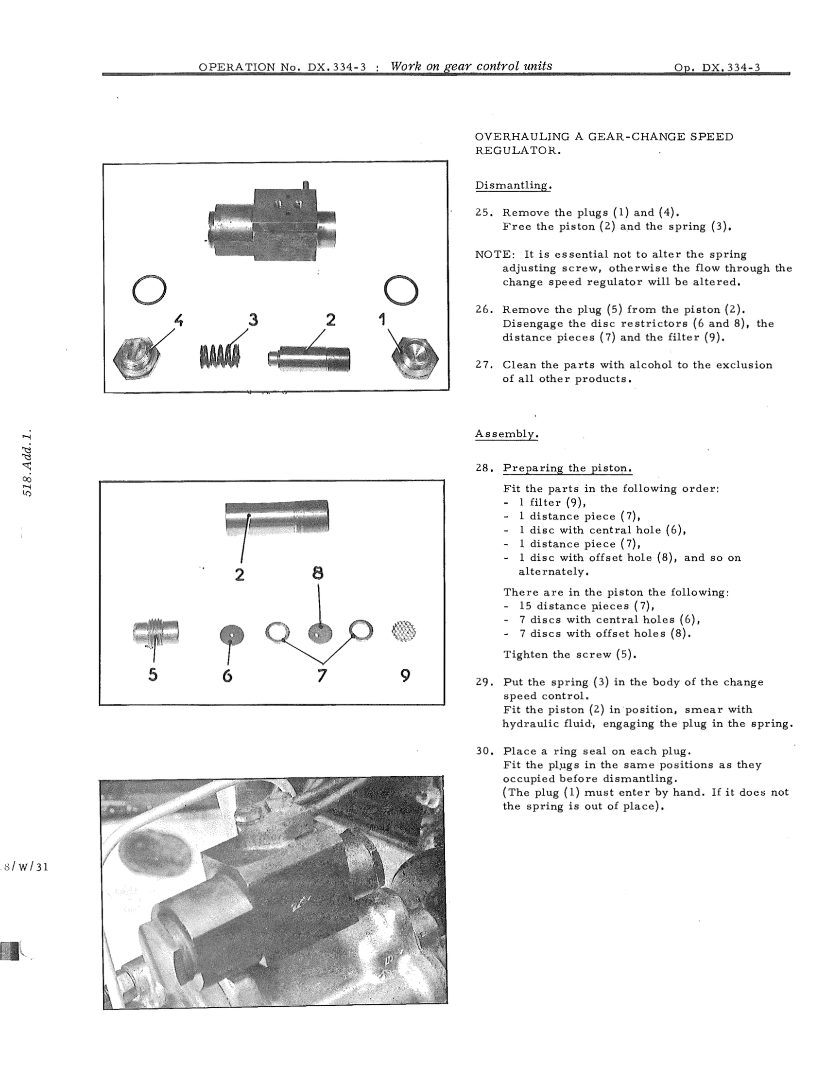 Work on gear control units, page 229 of 750 — DS21 & DS21M / DS19A & DS19MA Repair Manual