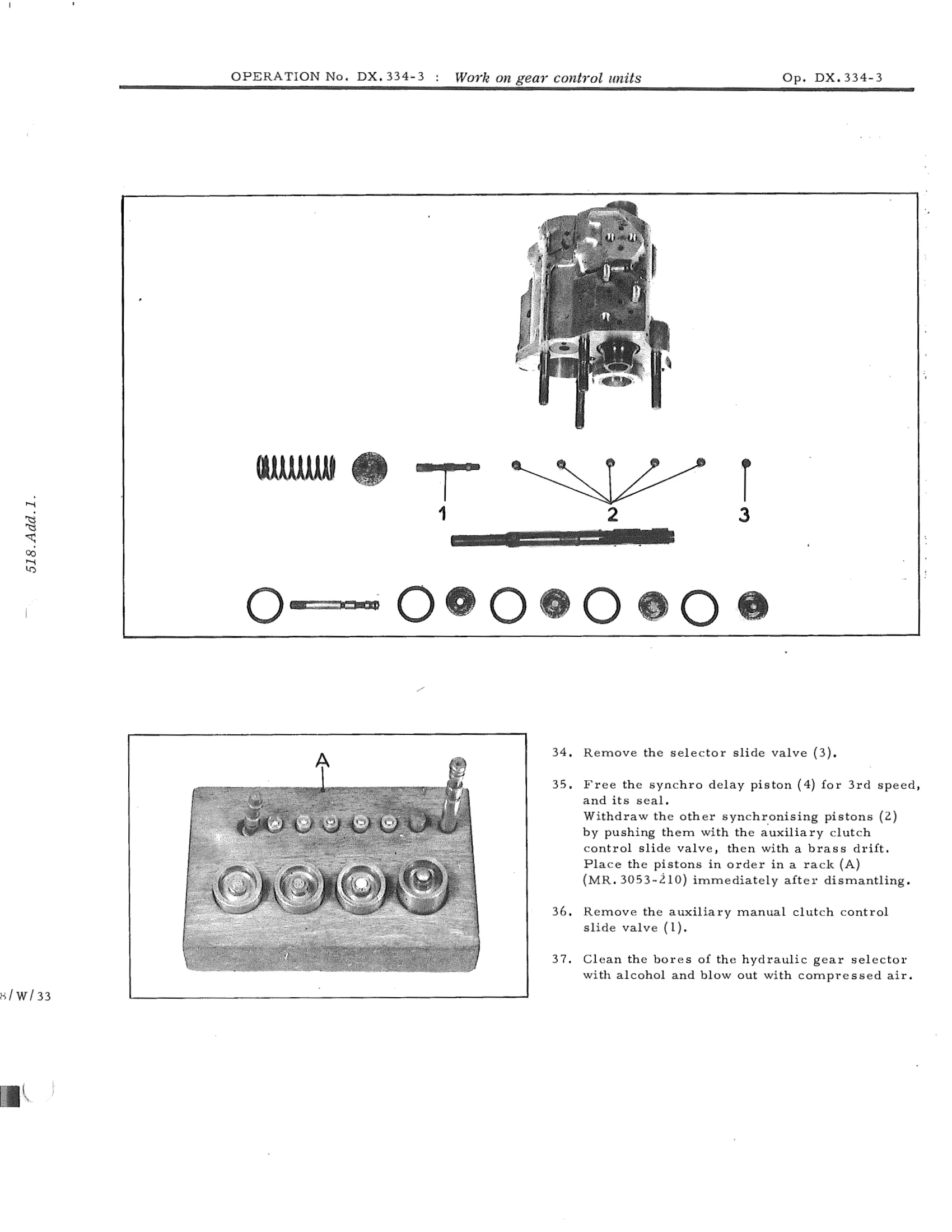 ; Work on gear control units, page 231 of 750 — DS21 & DS21M / DS19A & DS19MA Repair Manual