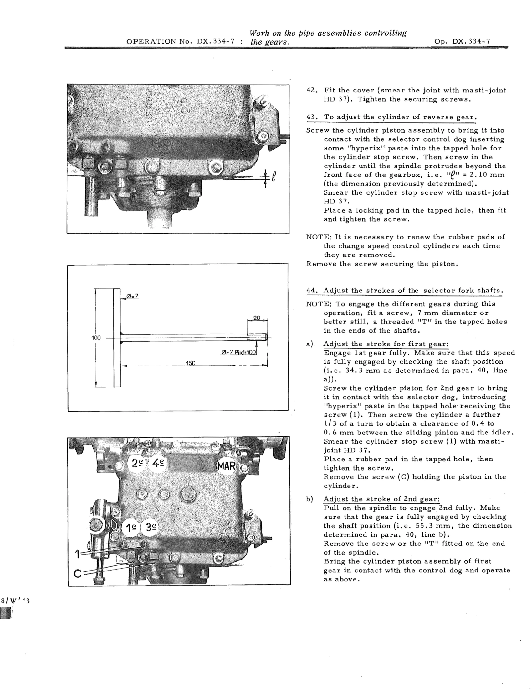 the gears, page 243 of 750 — DS21 & DS21M / DS19A & DS19MA Repair Manual