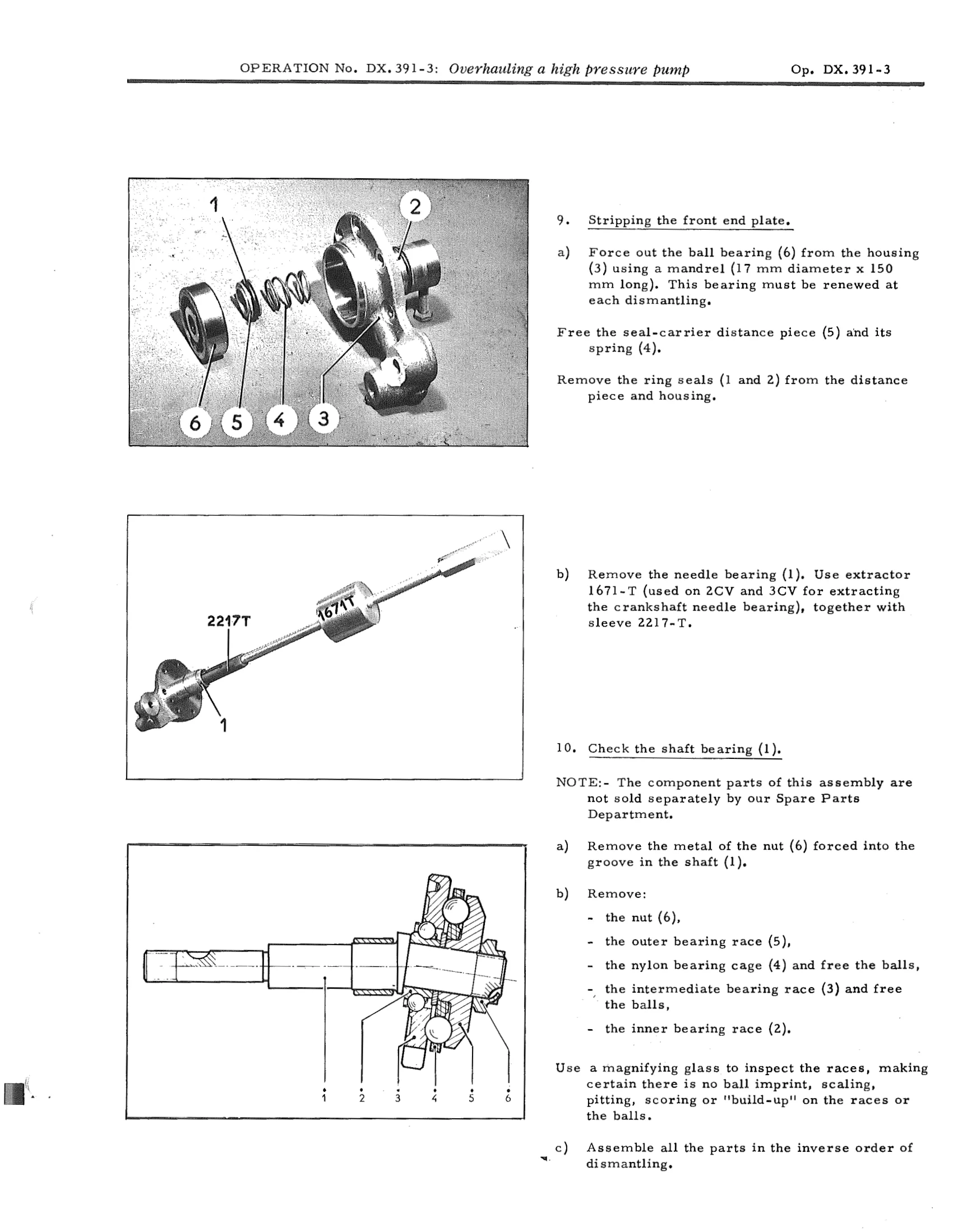 Overhaul pump, page 256 of 750 — DS21 & DS21M / DS19A & DS19MA Repair Manual