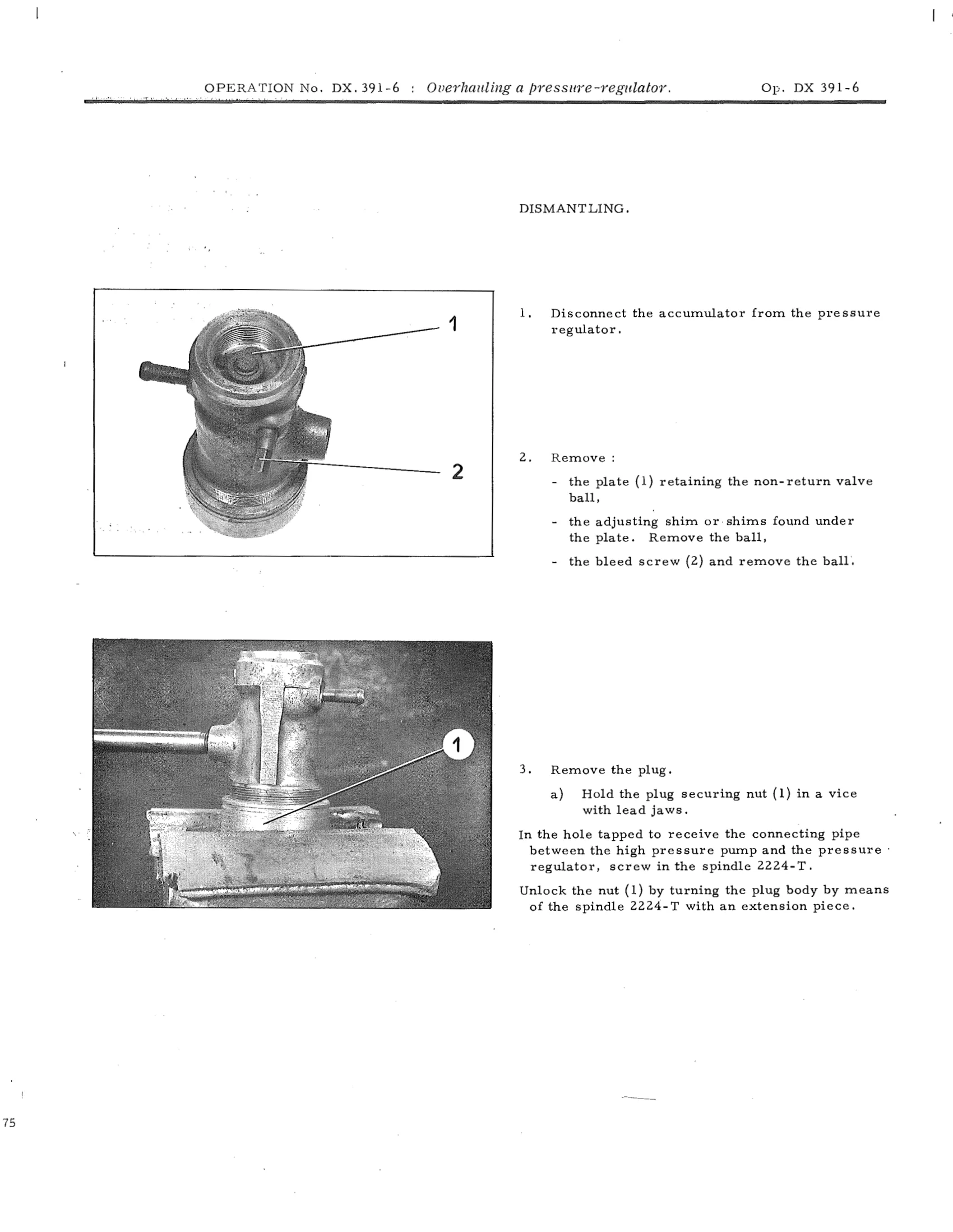 Overhauling a pressure-regulator, page 264 of 750 — DS21 & DS21M / DS19A & DS19MA Repair Manual