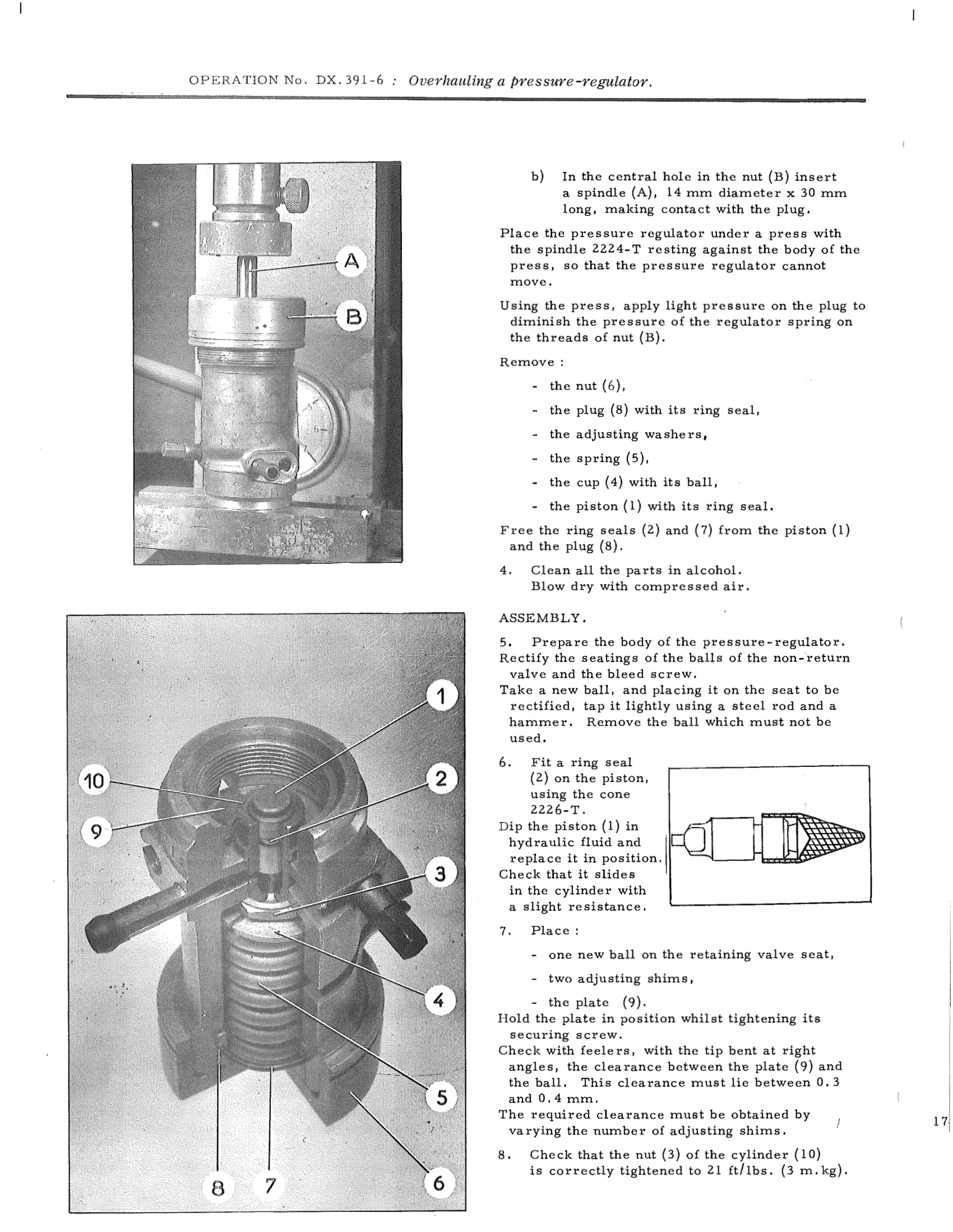 Overhauling a pressure-regulator, page 265 of 750 — DS21 & DS21M / DS19A & DS19MA Repair Manual