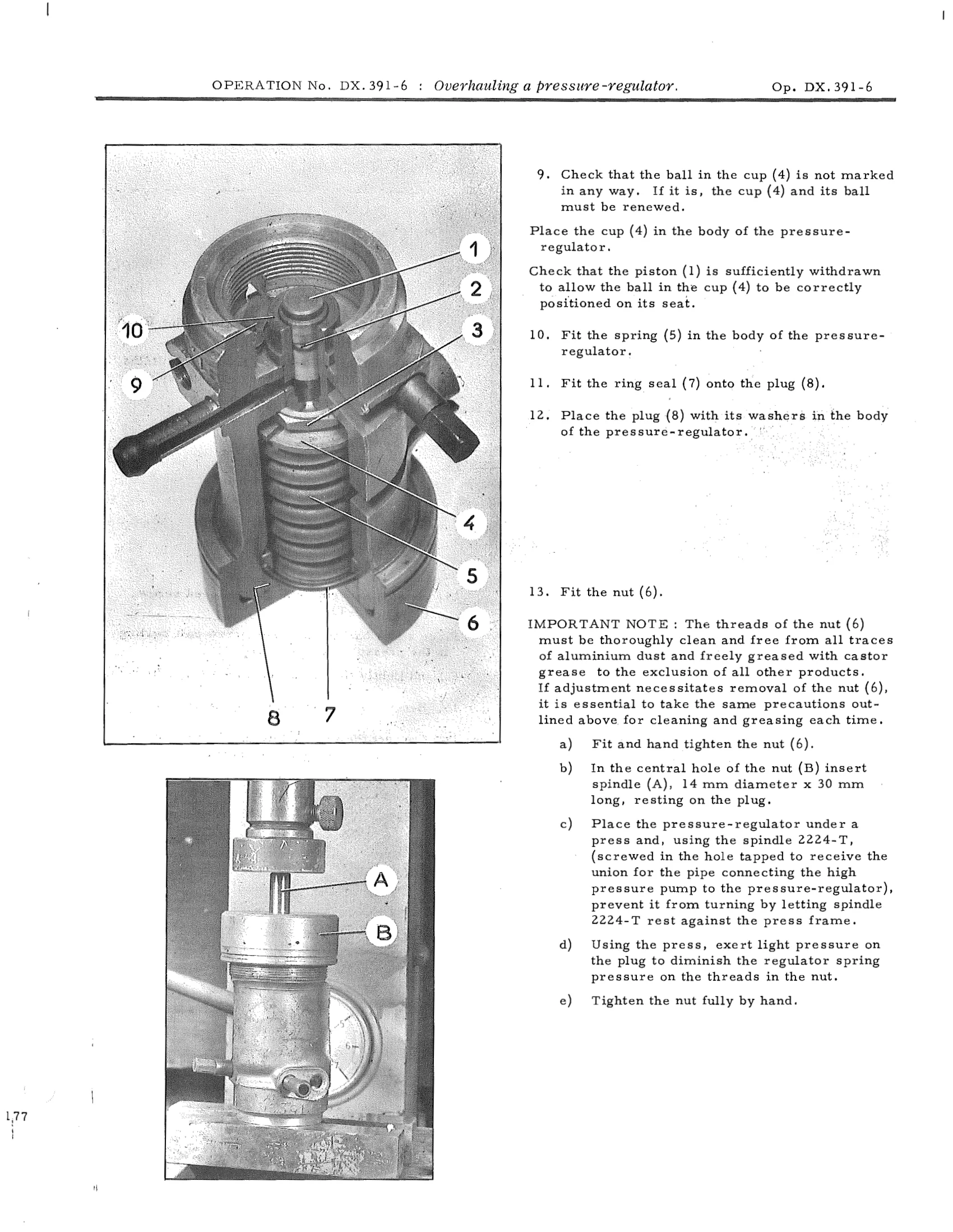 Overhauling a pressure-regulator, page 266 of 750 — DS21 & DS21M / DS19A & DS19MA Repair Manual